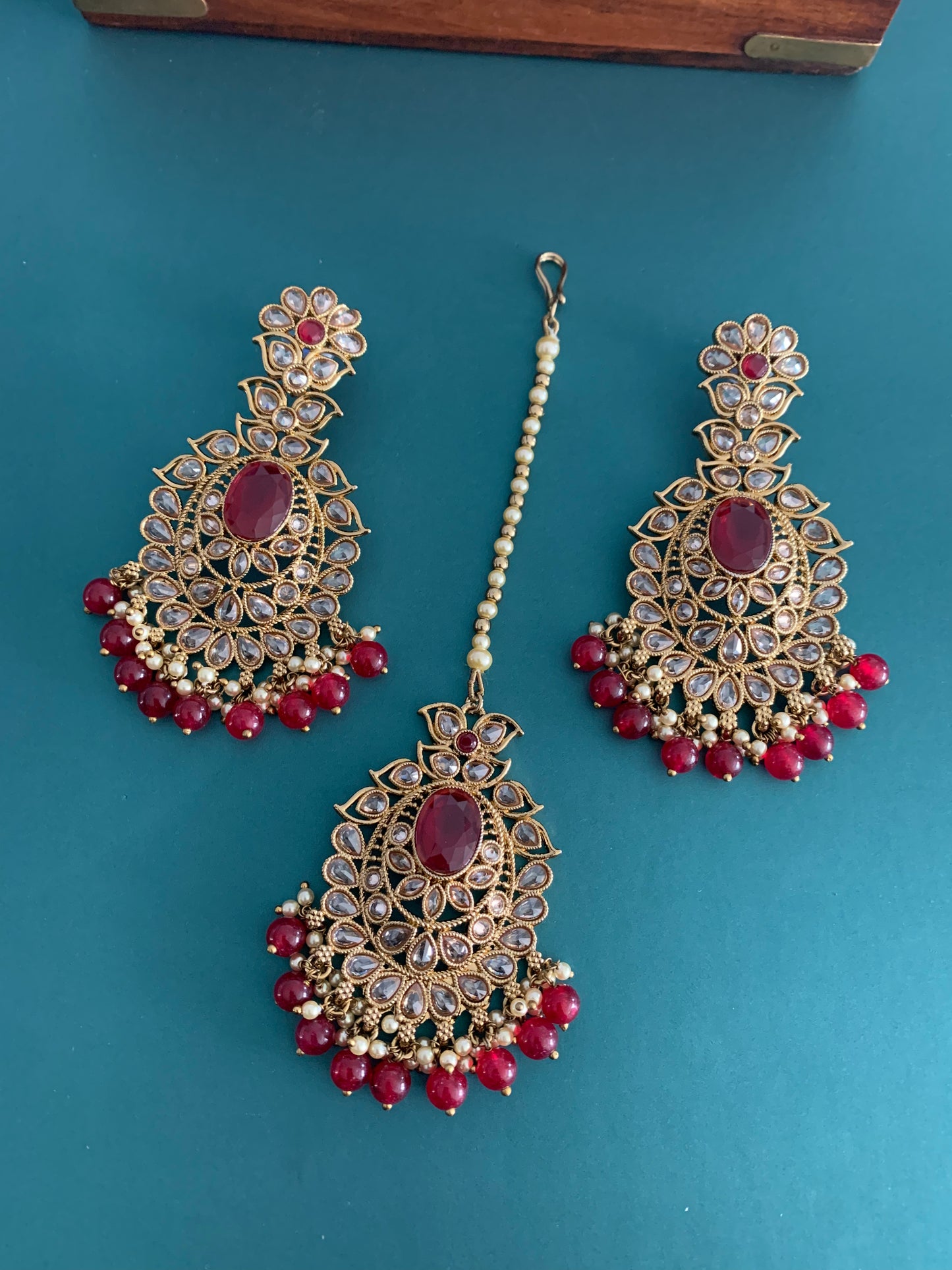 Polki tikka set Rihana