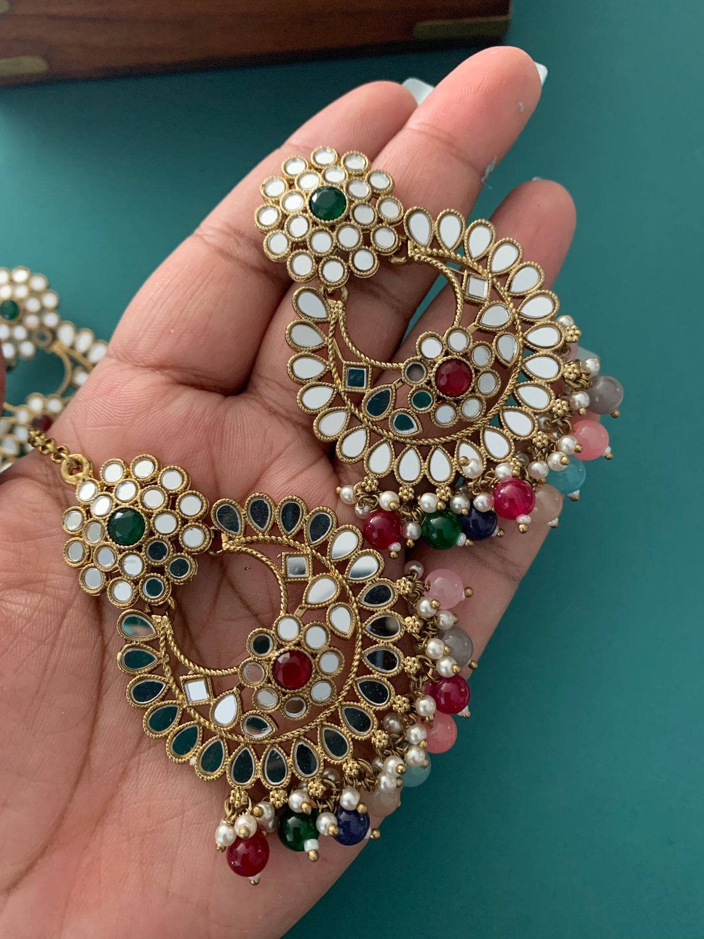 Missy chandbali mirror