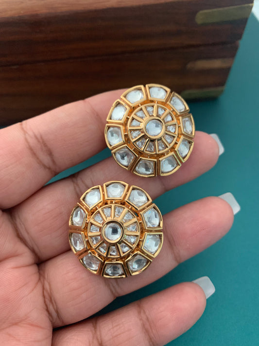 Uncut Kundan studs