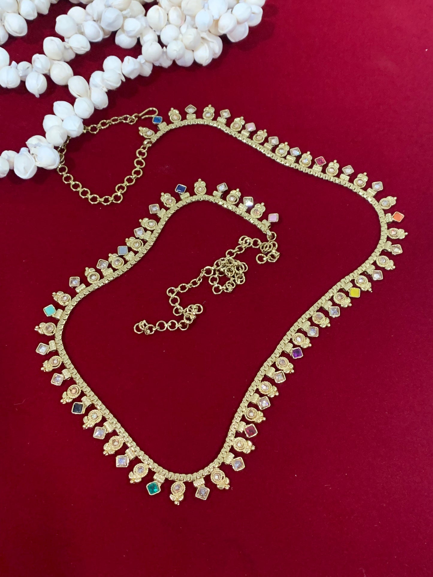 Polki waist chair / waist belt / kamar bandh / body chain / one size / belly chain