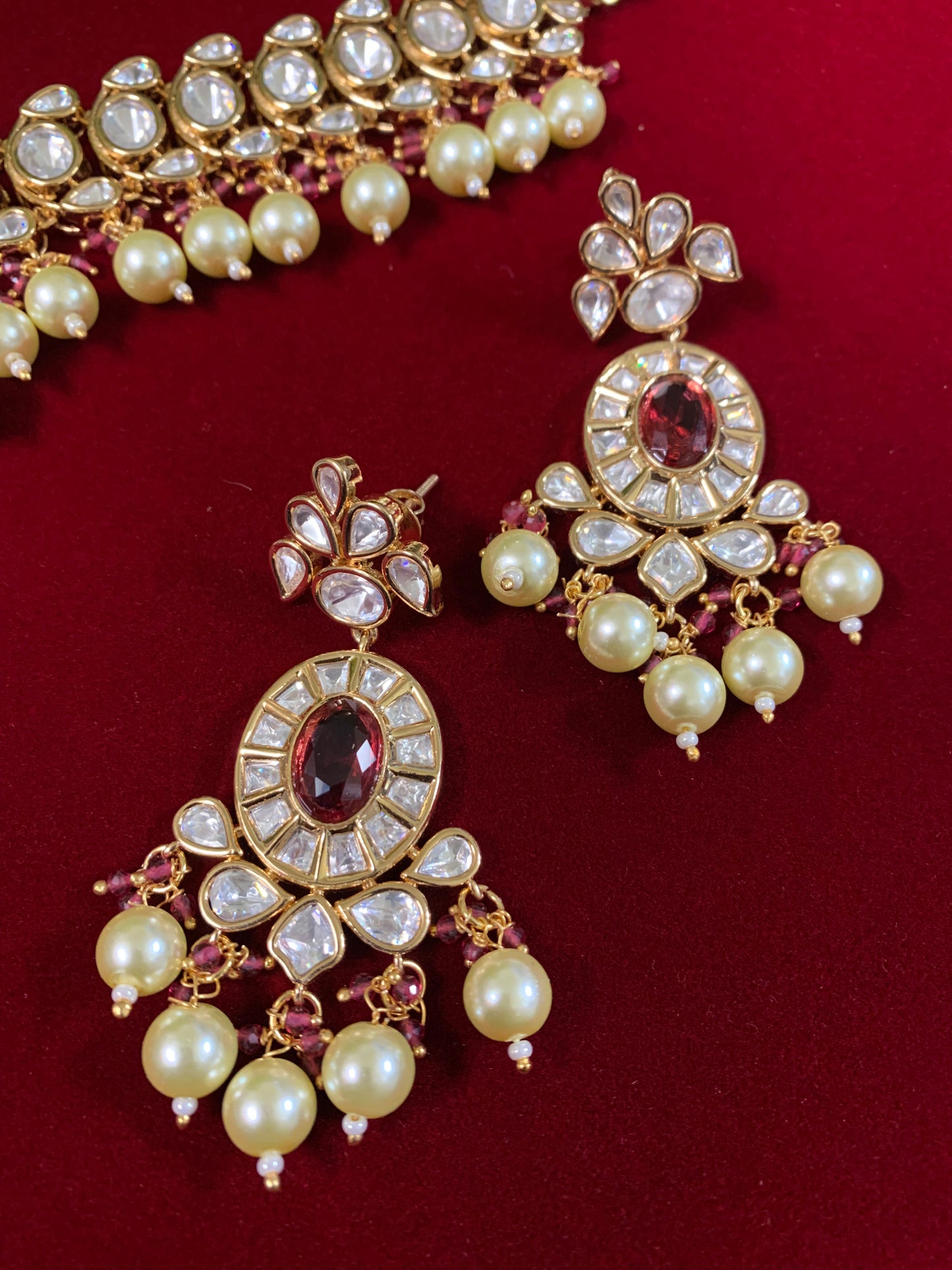 Alia bhatt inspired moissanite kundan choker necklace