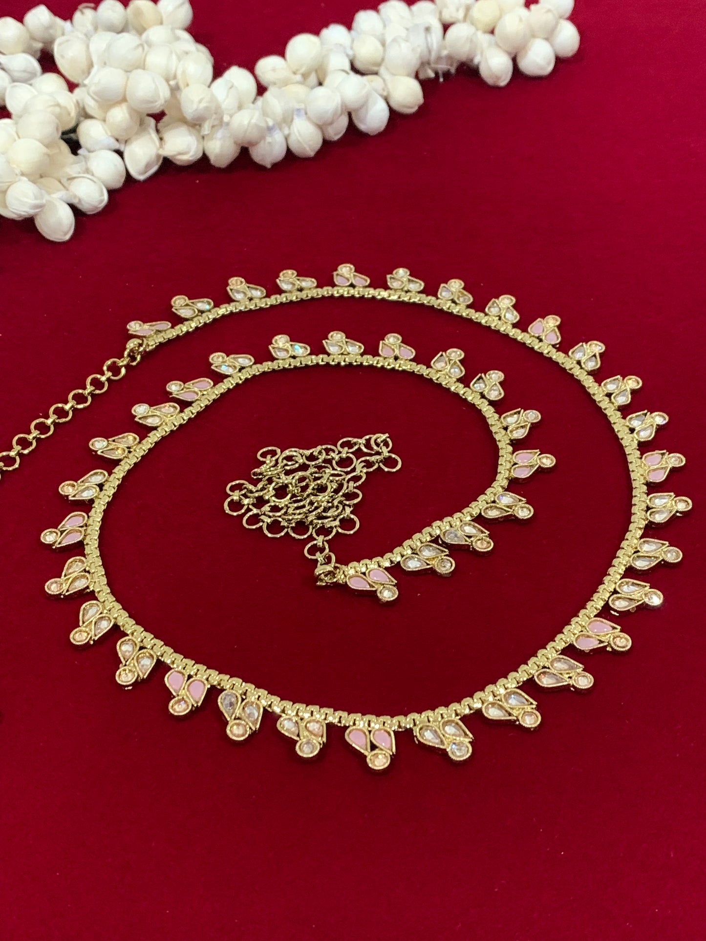 Polki waist chair / waist belt / kamar bandh / body chain / one size / belly chain