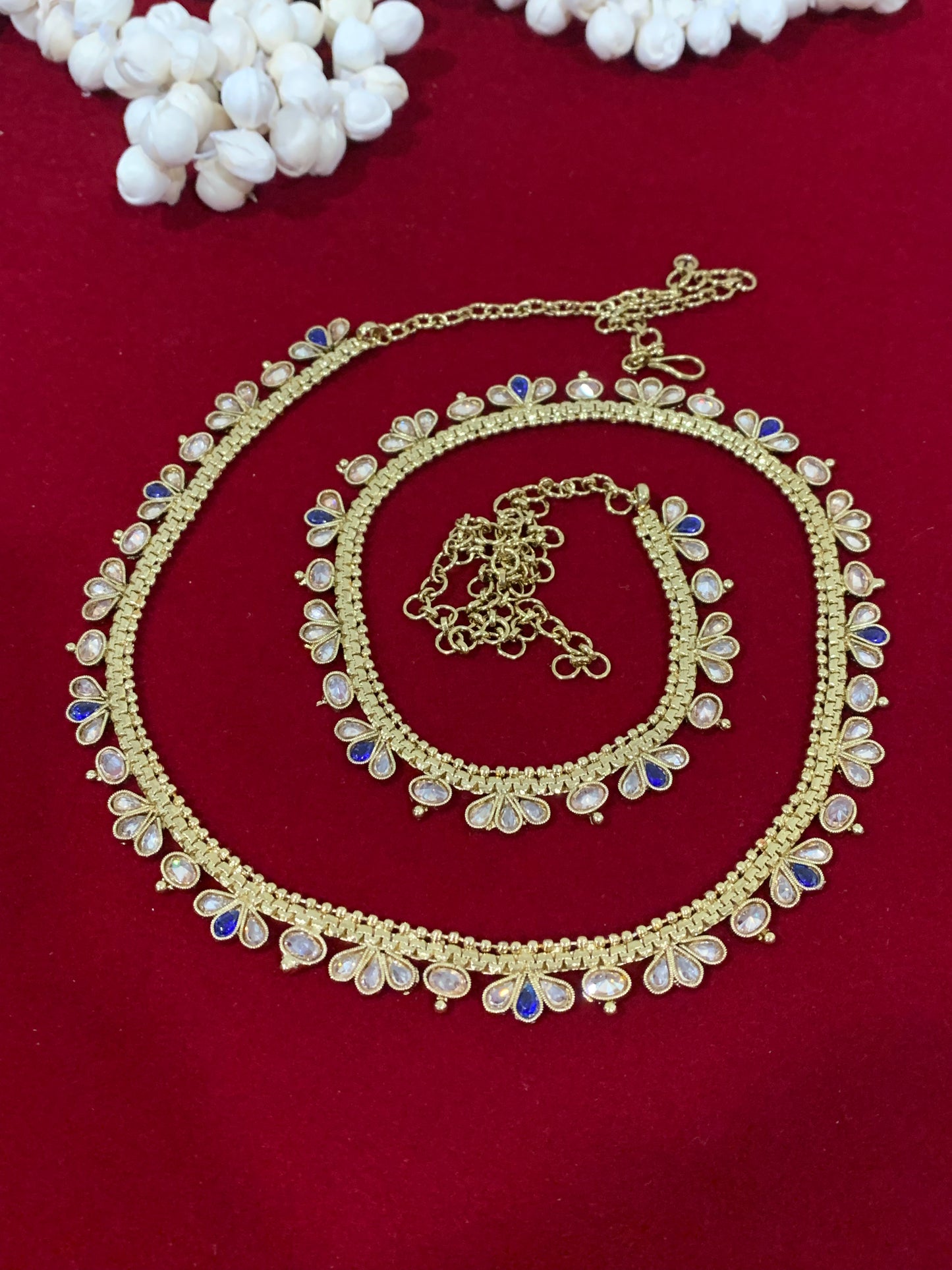 Polki waist chair / waist belt / kamar bandh / body chain / one size / belly chain