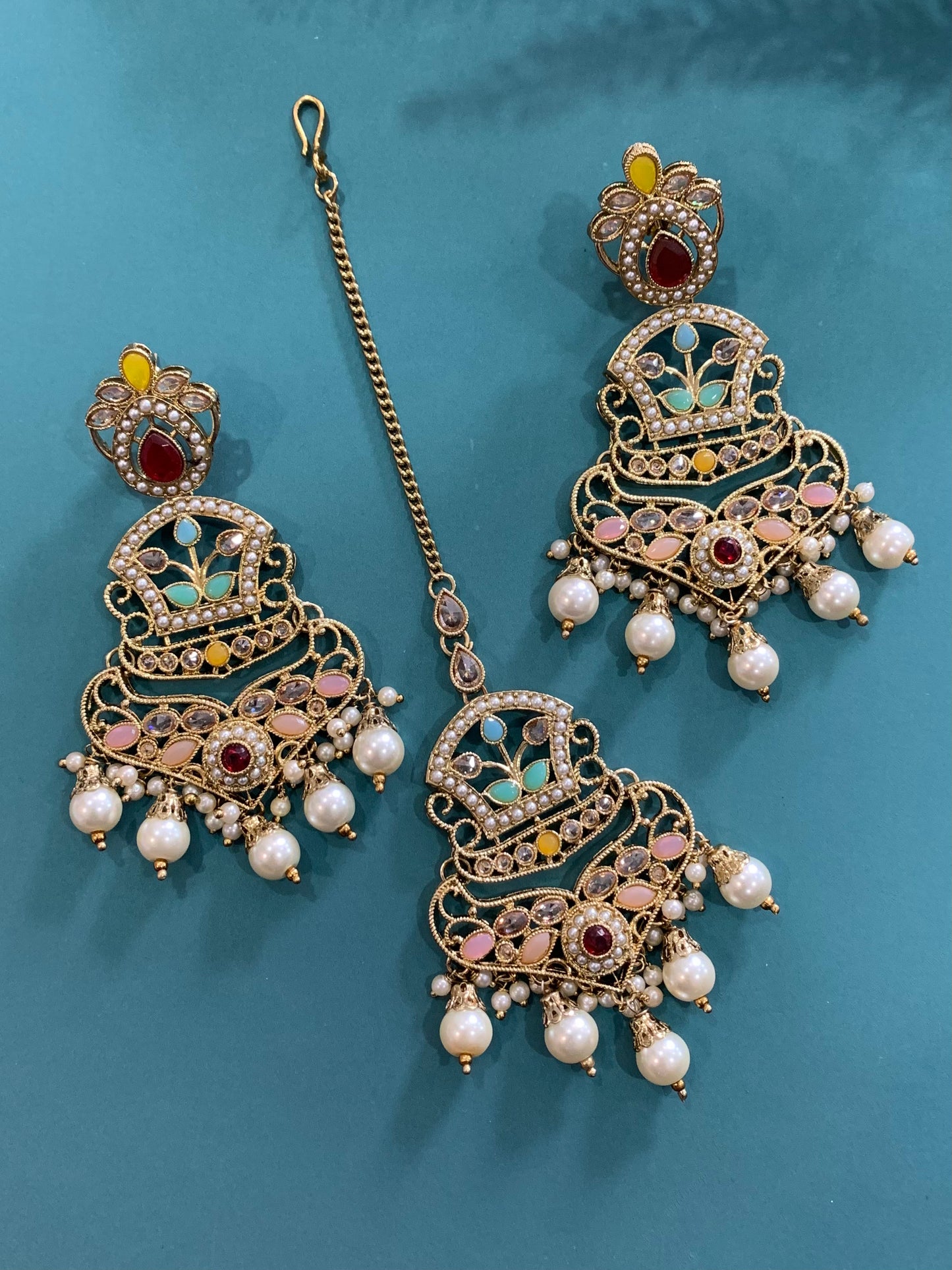Polki earring Tikka set Molly