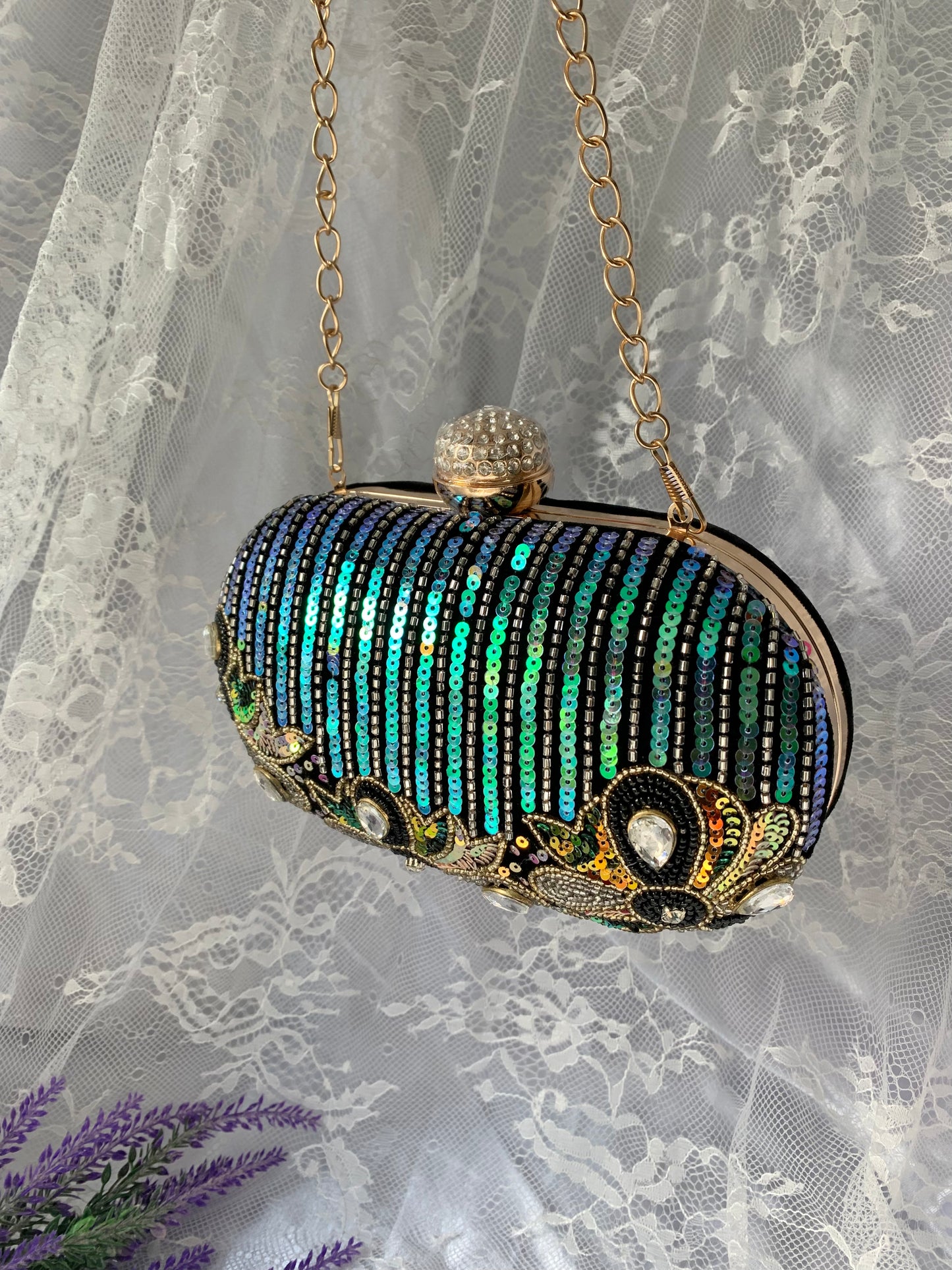 Women handbag/clutch black