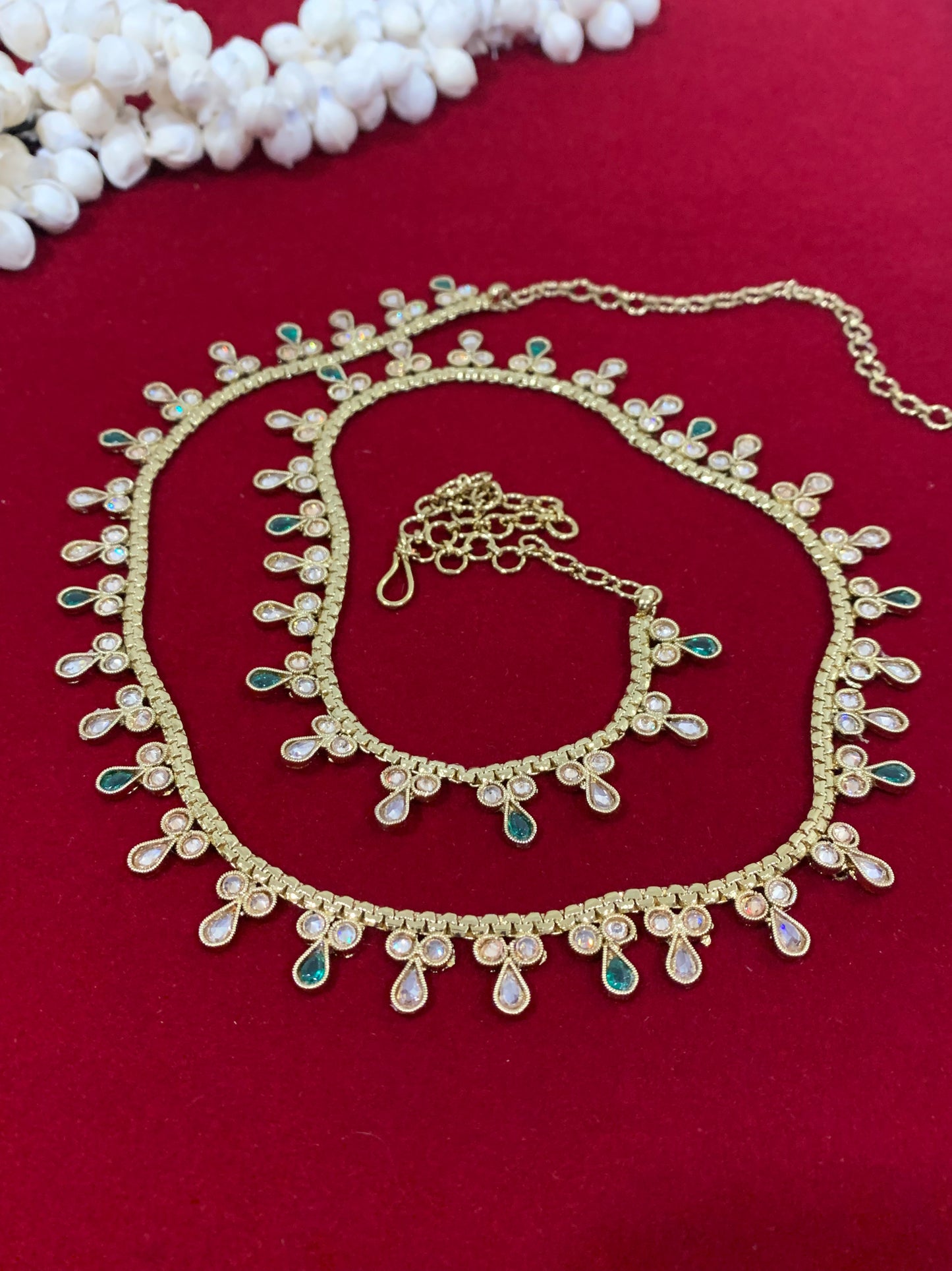 Polki waist chair / waist belt / kamar bandh / body chain / one size / belly chain