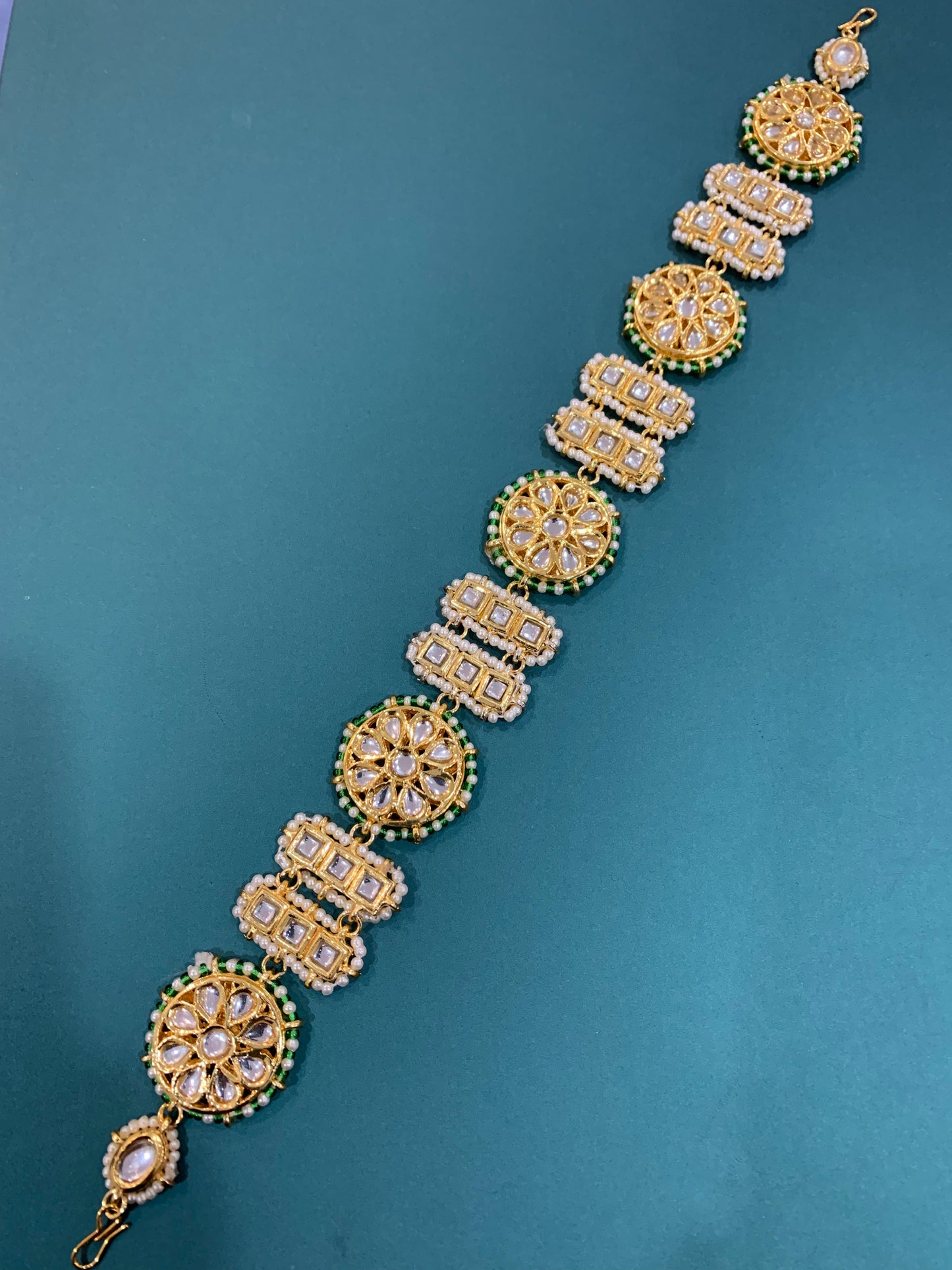 Kundan Headpiece/mathapatti/sheespatti Sejuti