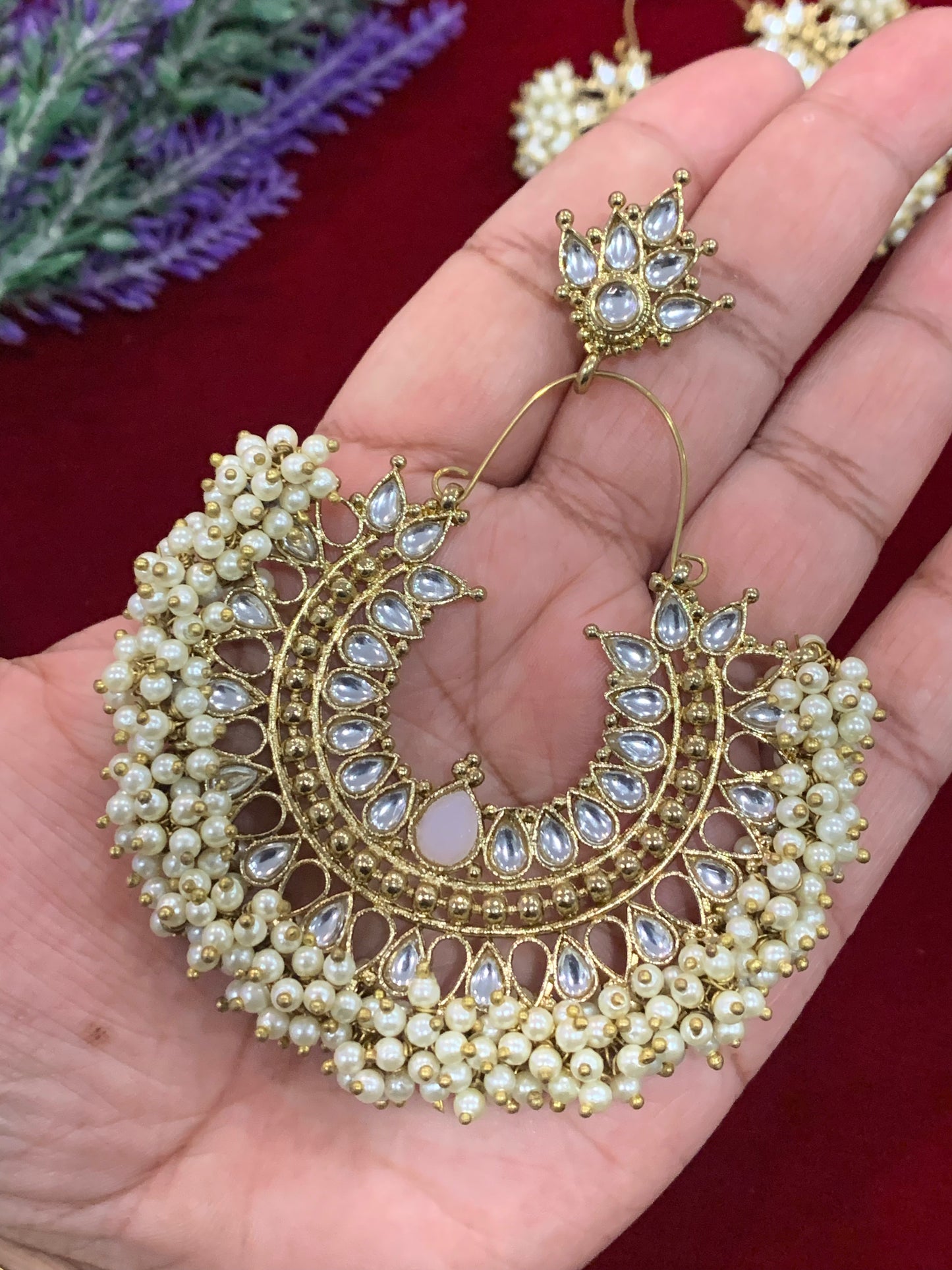 Kundan chandbali DIPI