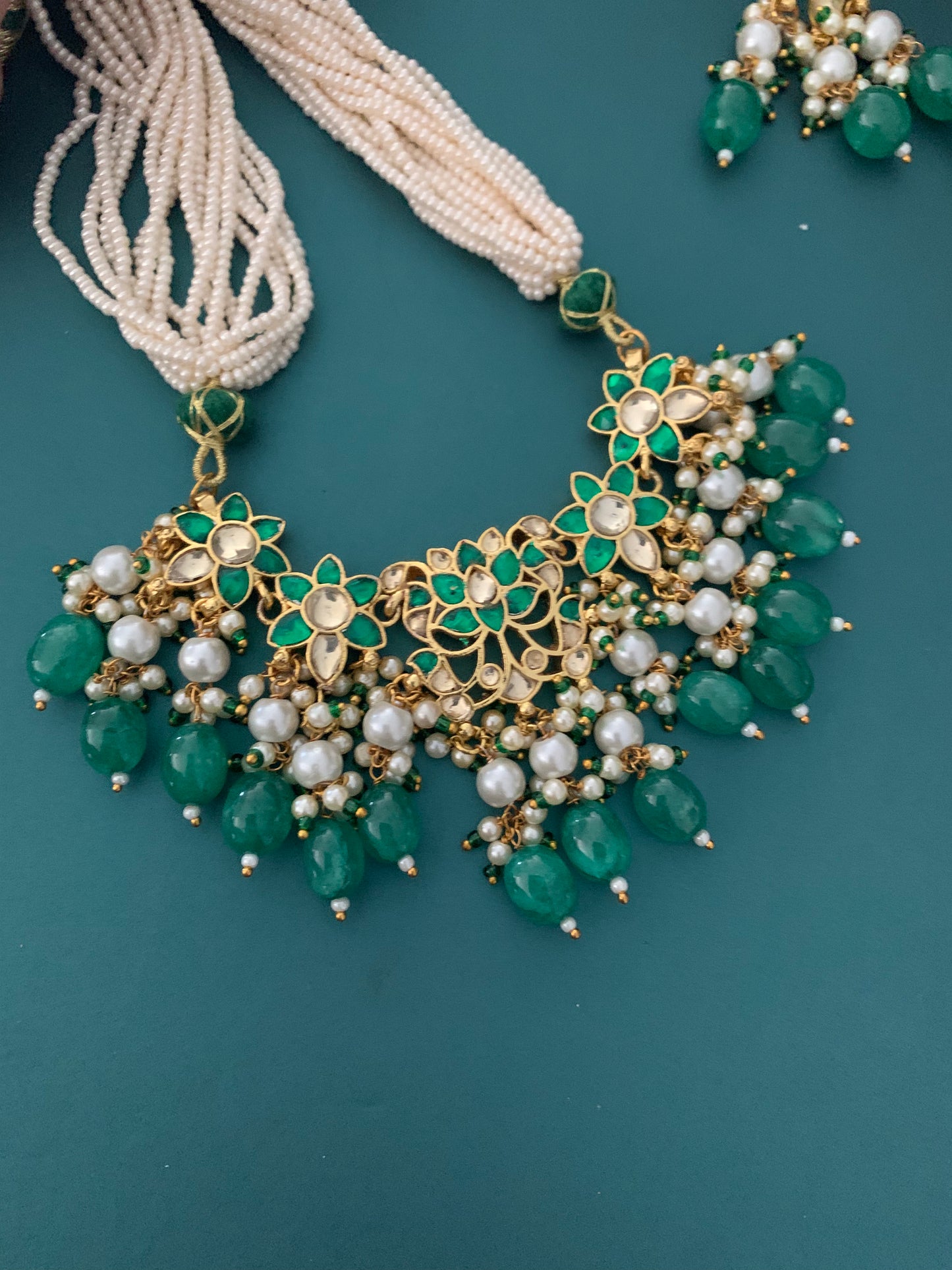 Sejaal pachi kundan choker/necklace