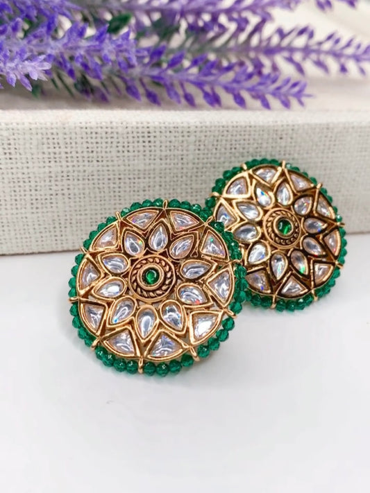 Parul kundan studs