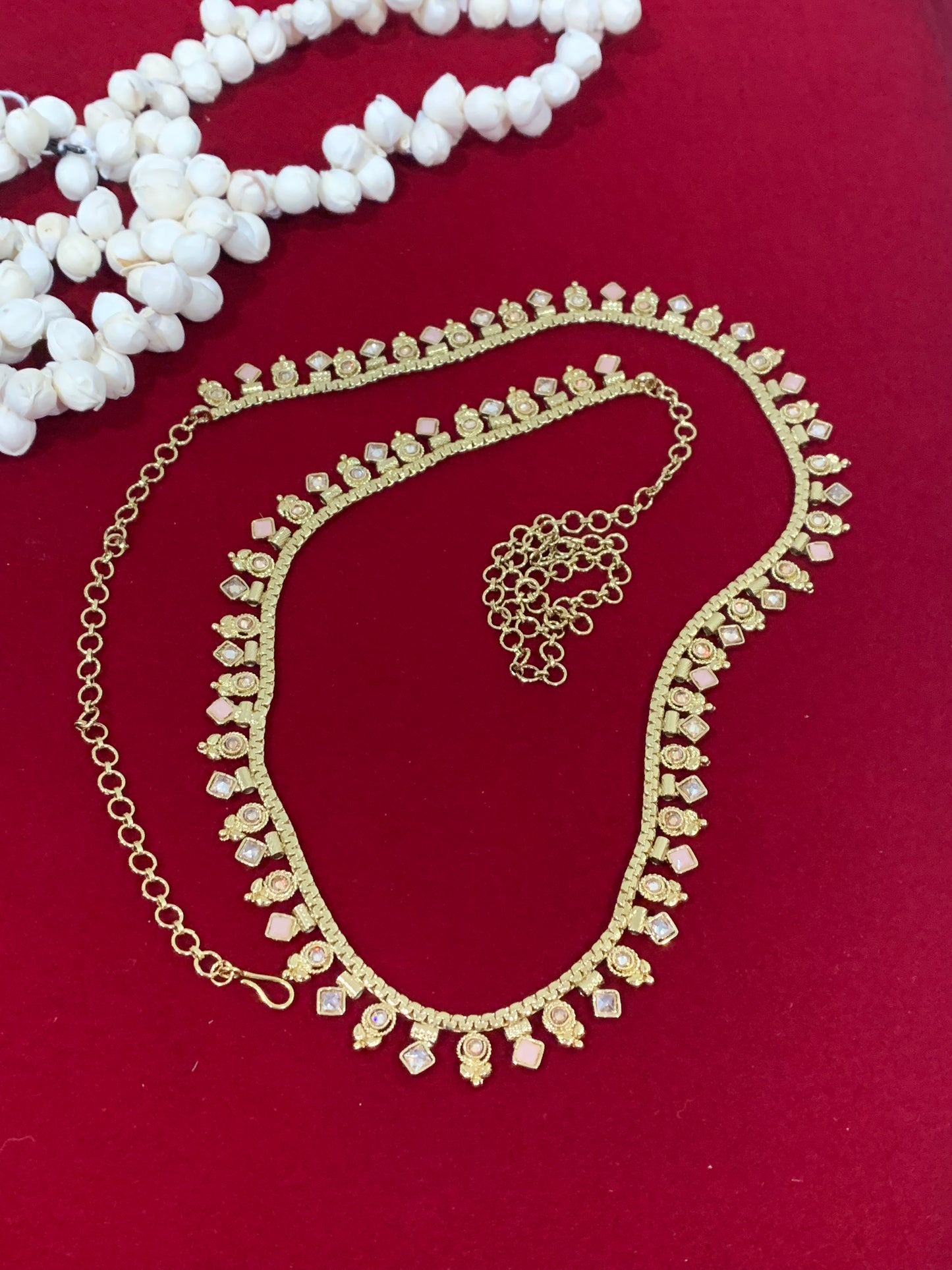 Polki waist chair / waist belt / kamar bandh / body chain / one size / belly chain
