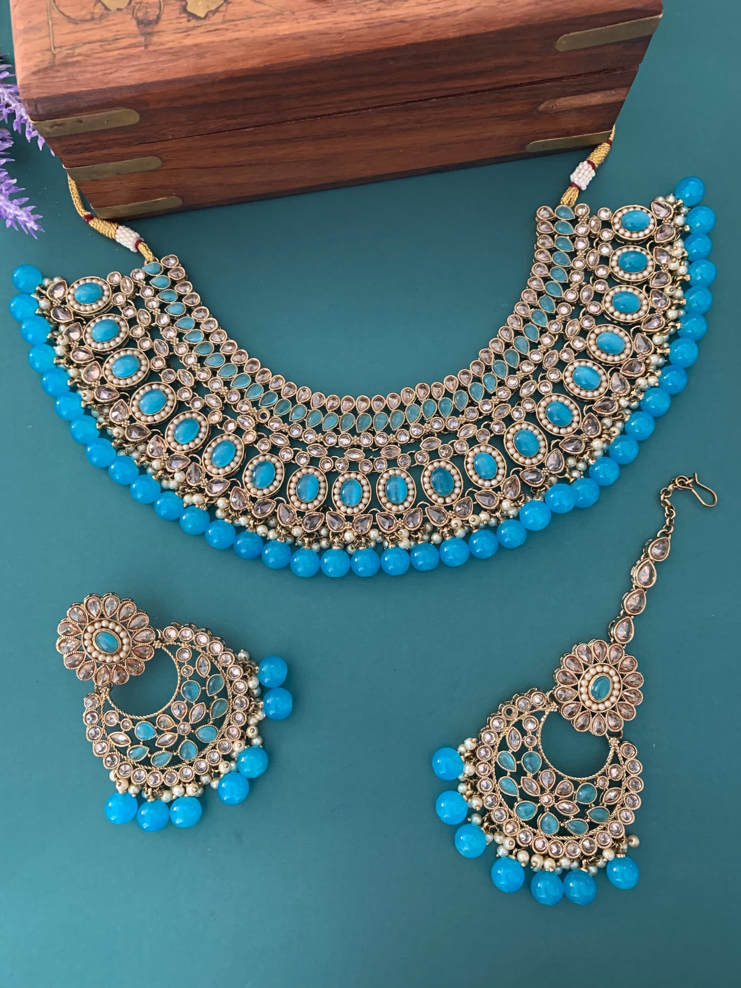Polki necklace joana