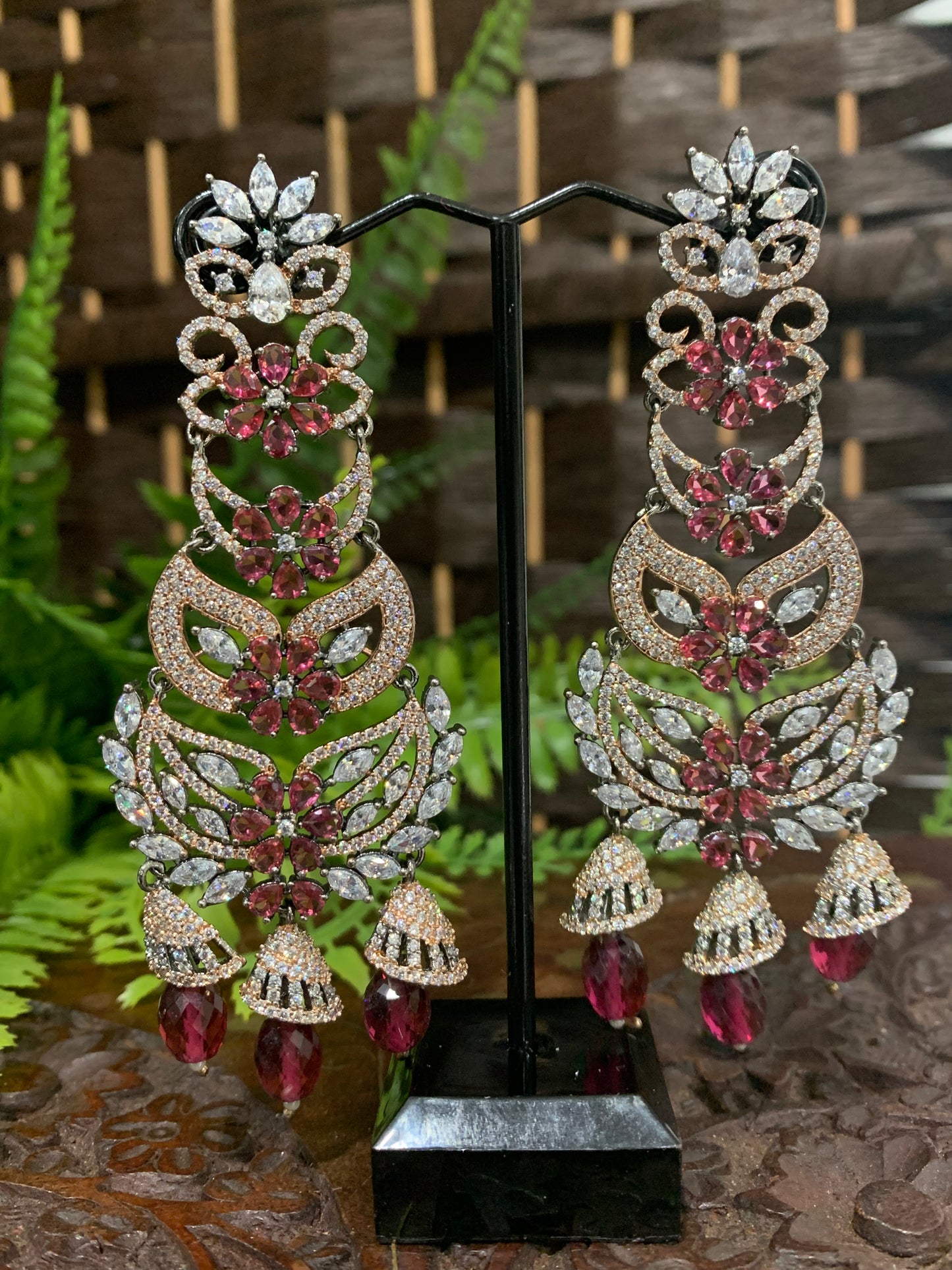 American diamond Victorian earring Guddi