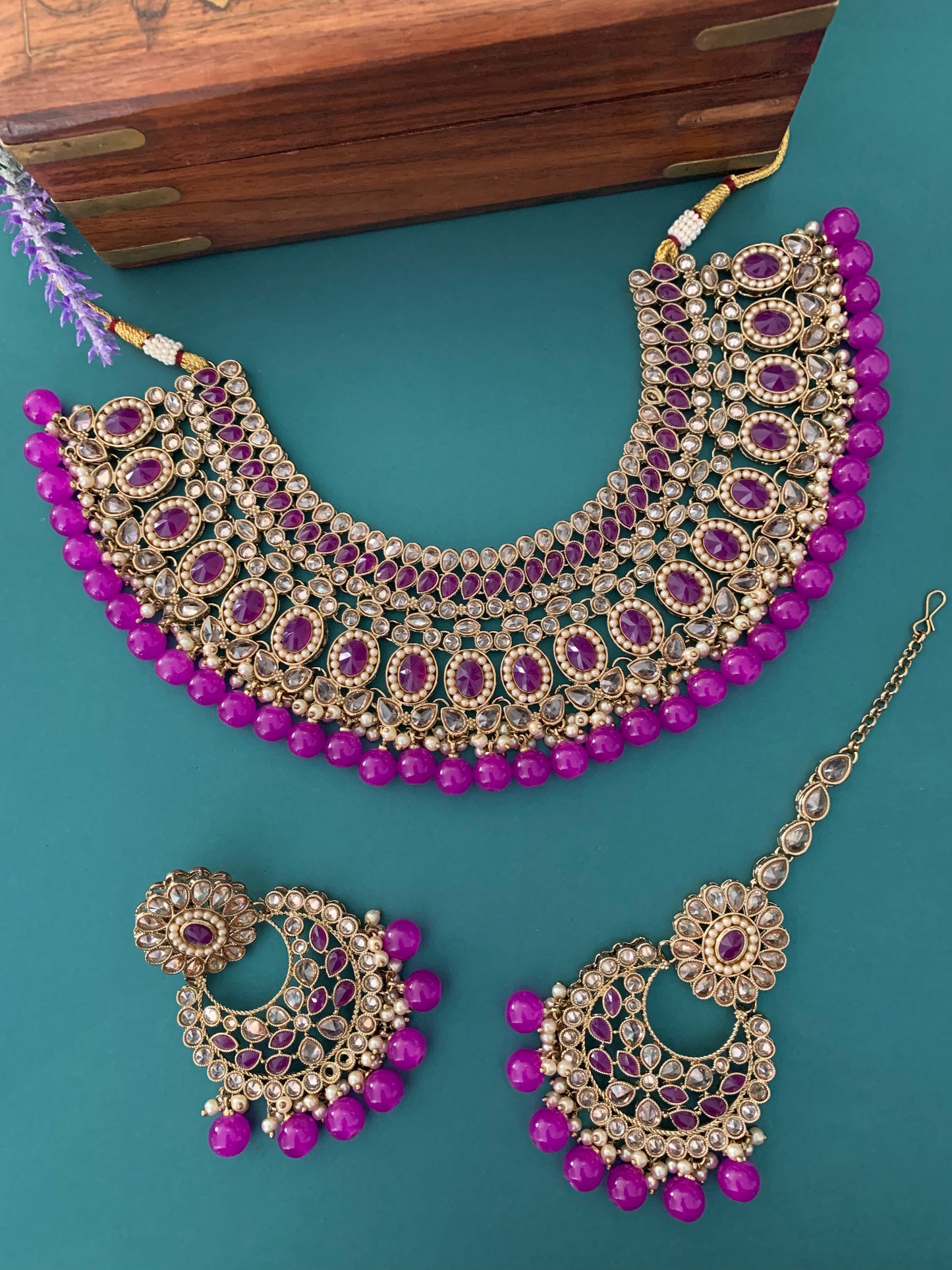 Polki necklace Joana