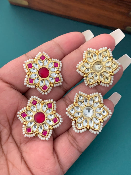 Pachi kundan studs SITARA
