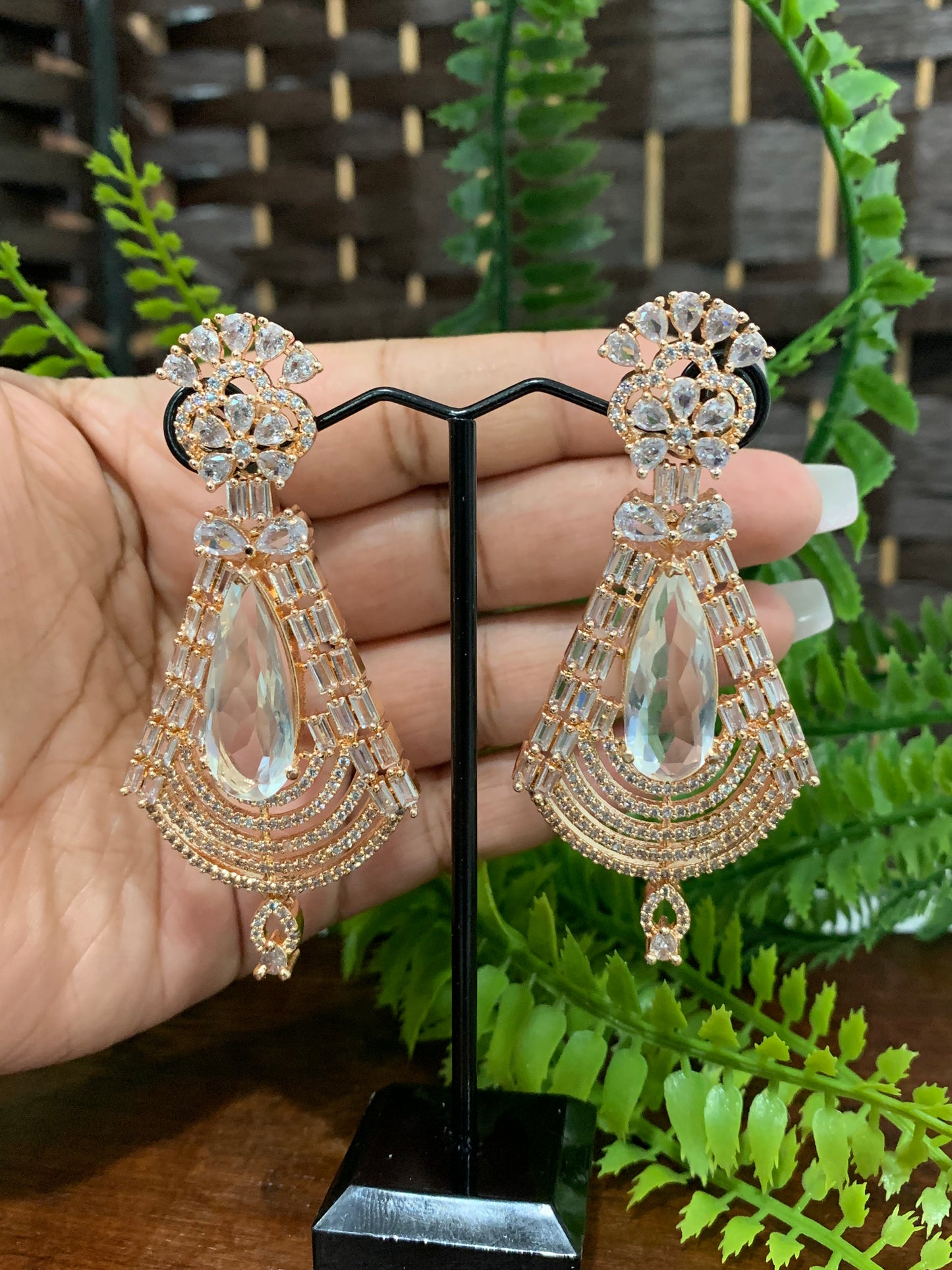 American diamond earring Lindsey