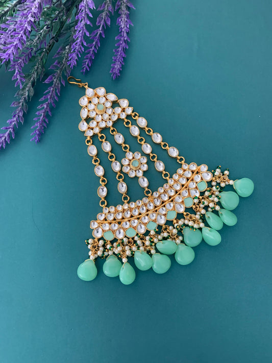 Pachi kundan passa / jhumar