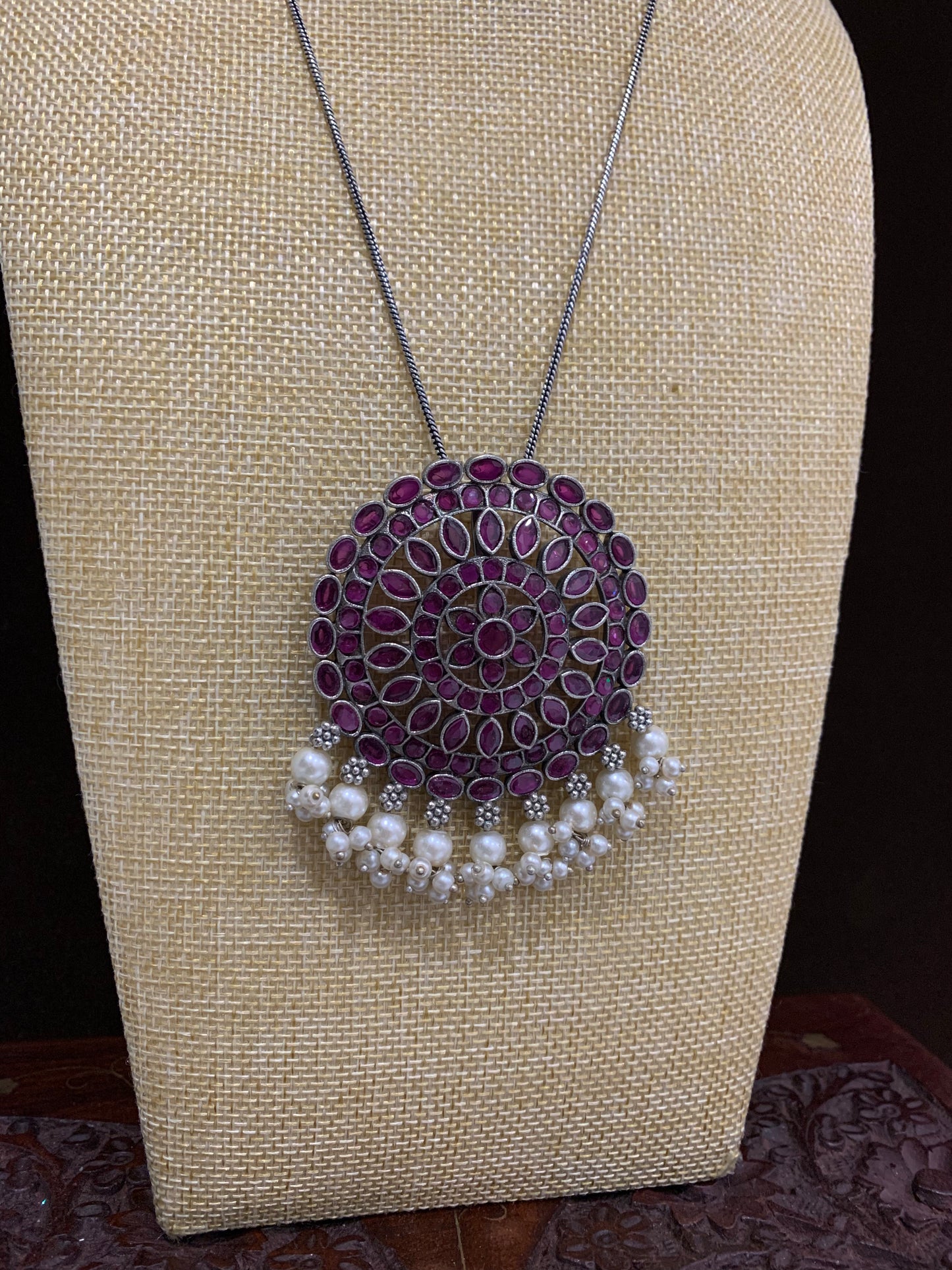 Ruby oxi pendant