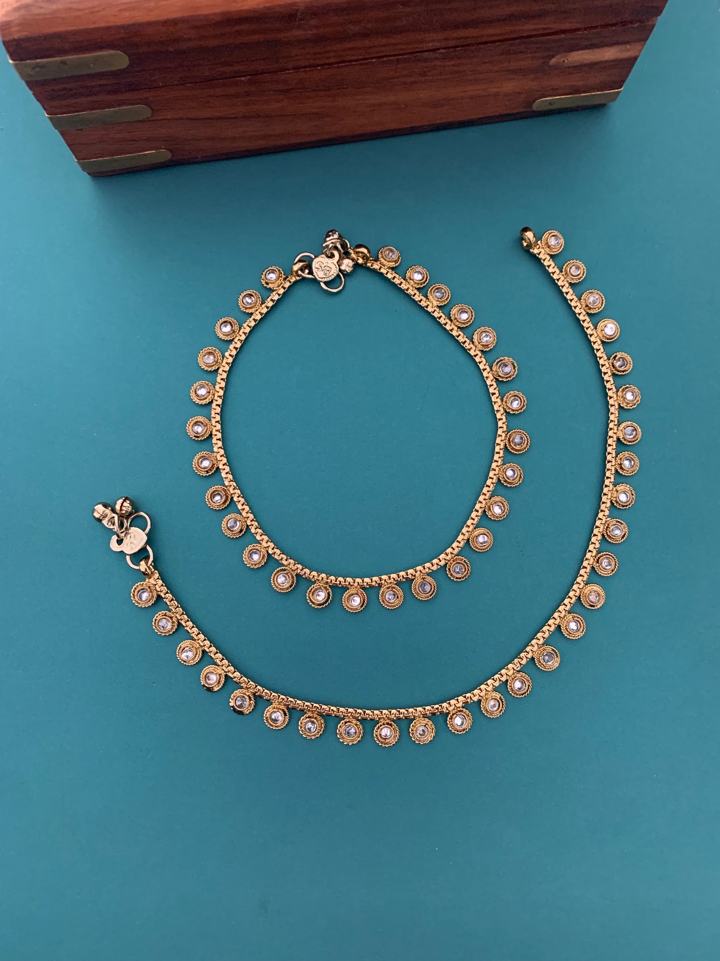 Antique polki anklet /payal