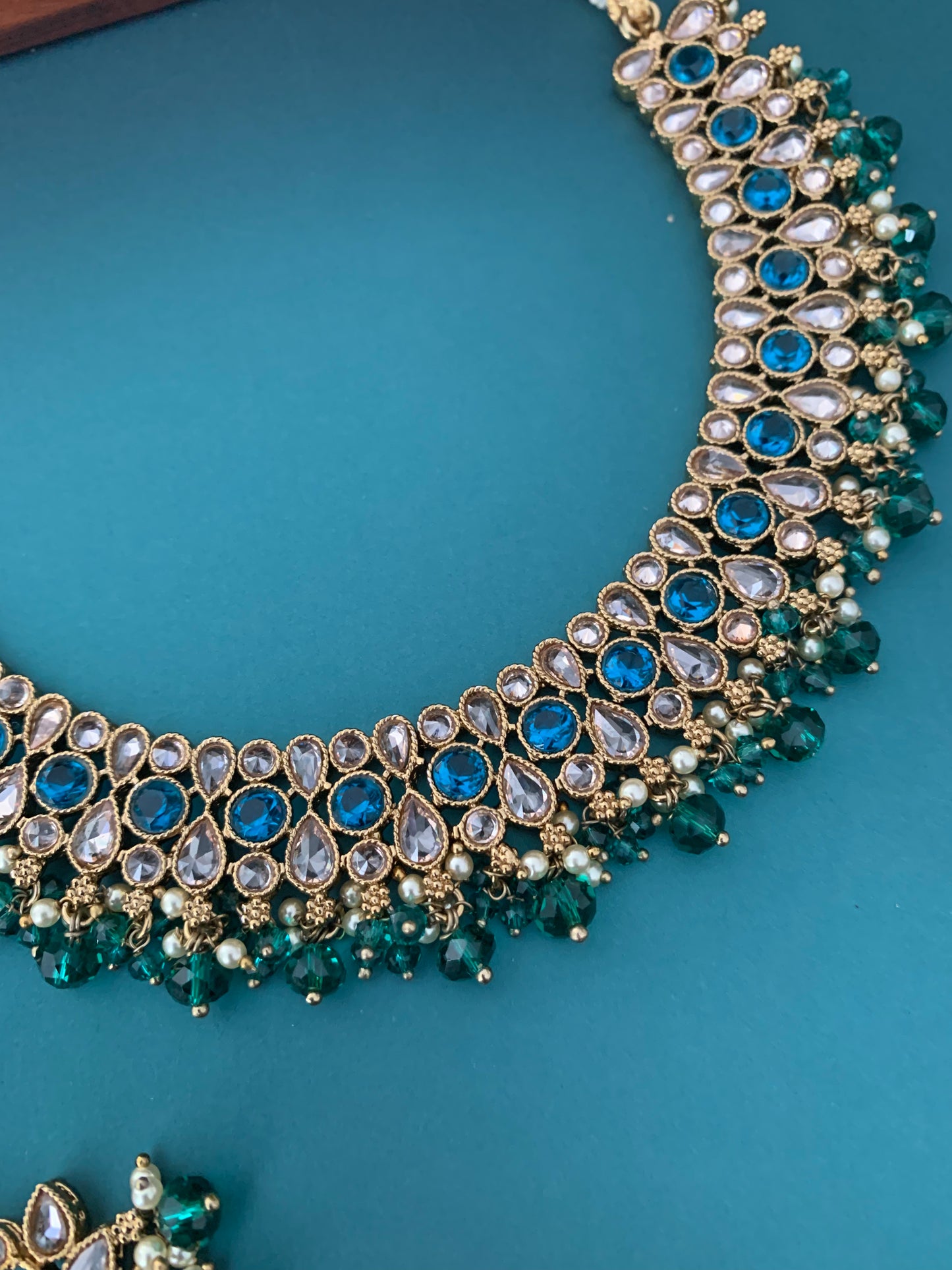 Reverse polki necklace Lori