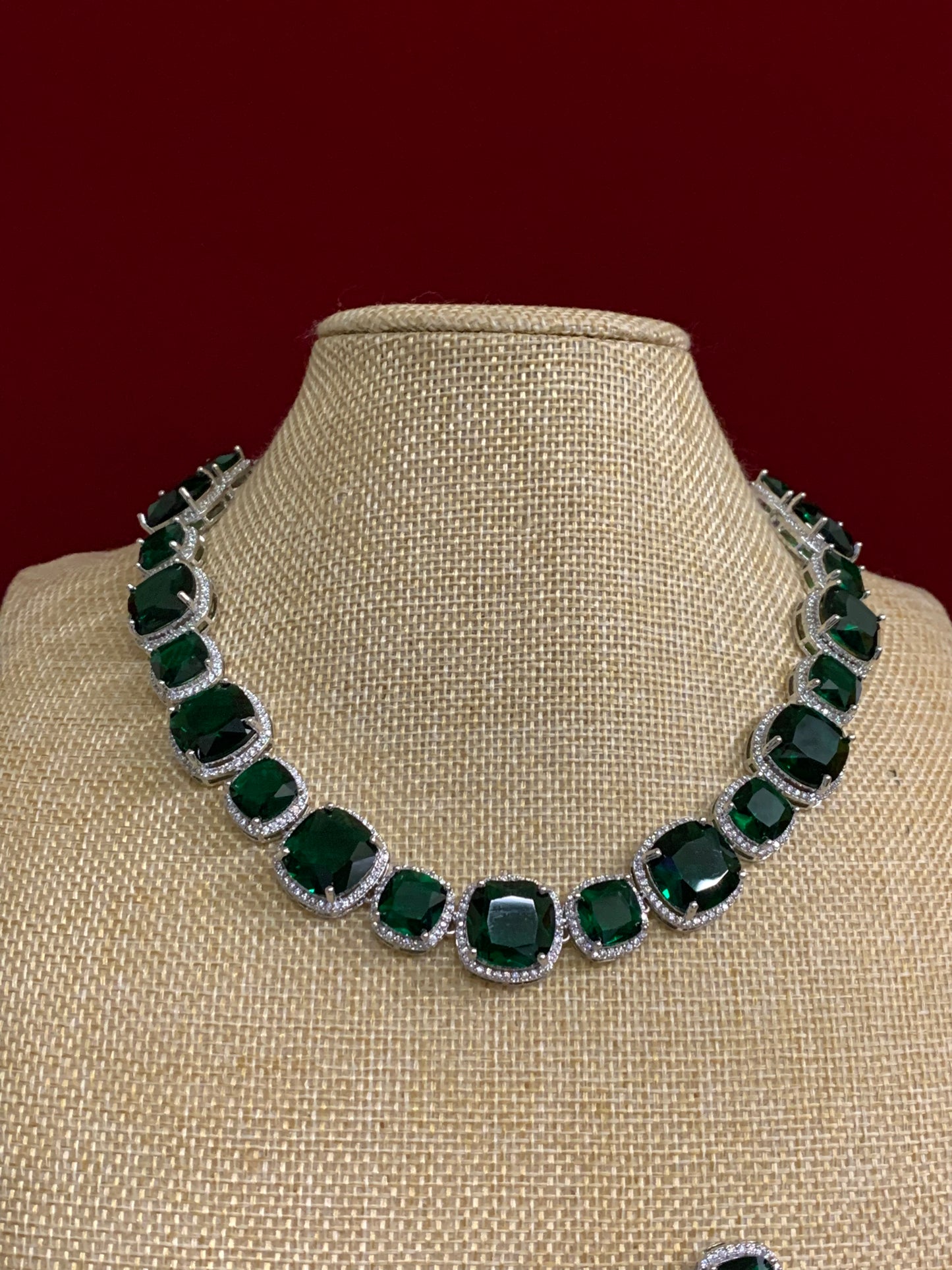 Penny American Diamond stone necklace / choker