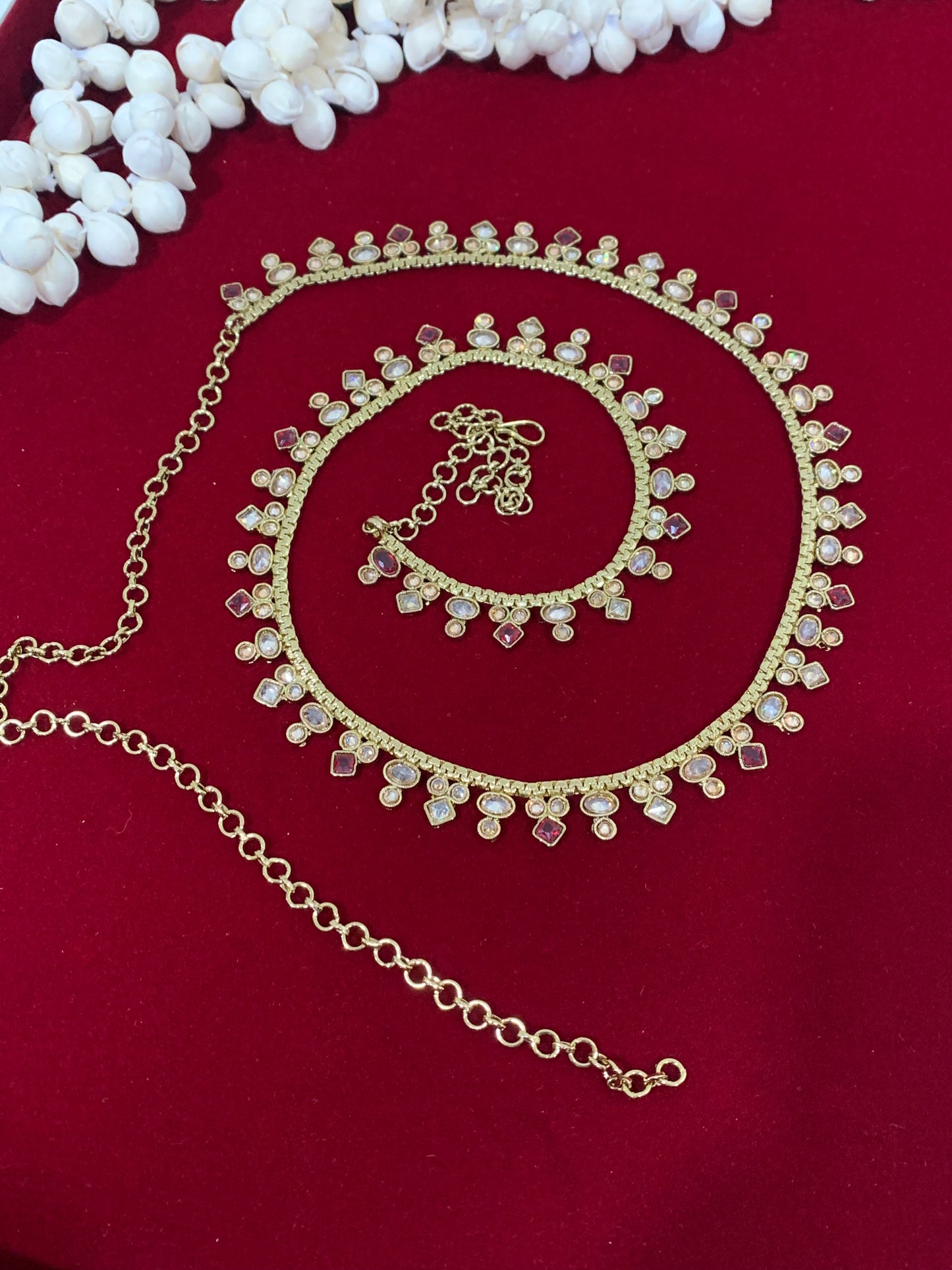 Polki waist chair / waist belt / kamar bandh / body chain / one size / belly chain