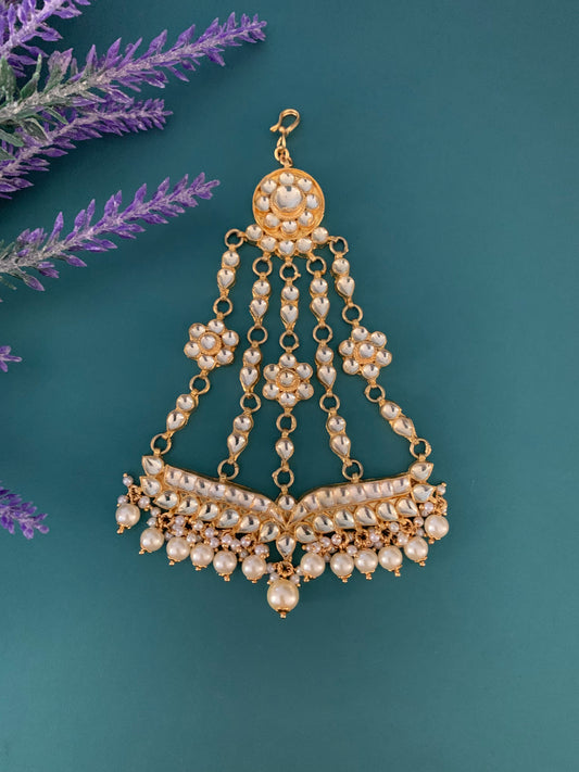 Pachi kundan passa / jhumar