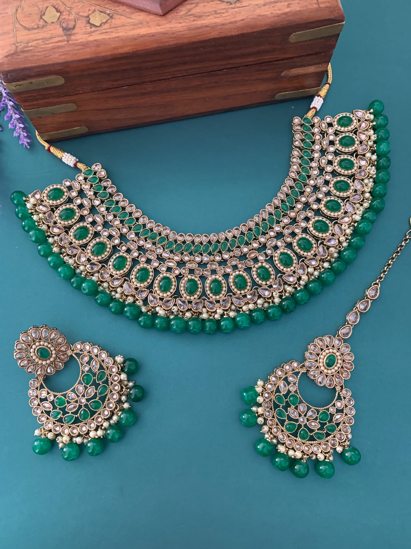 Polki necklace joana