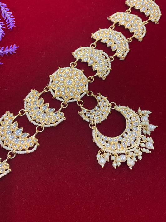 Kundan headpiece with Tikka