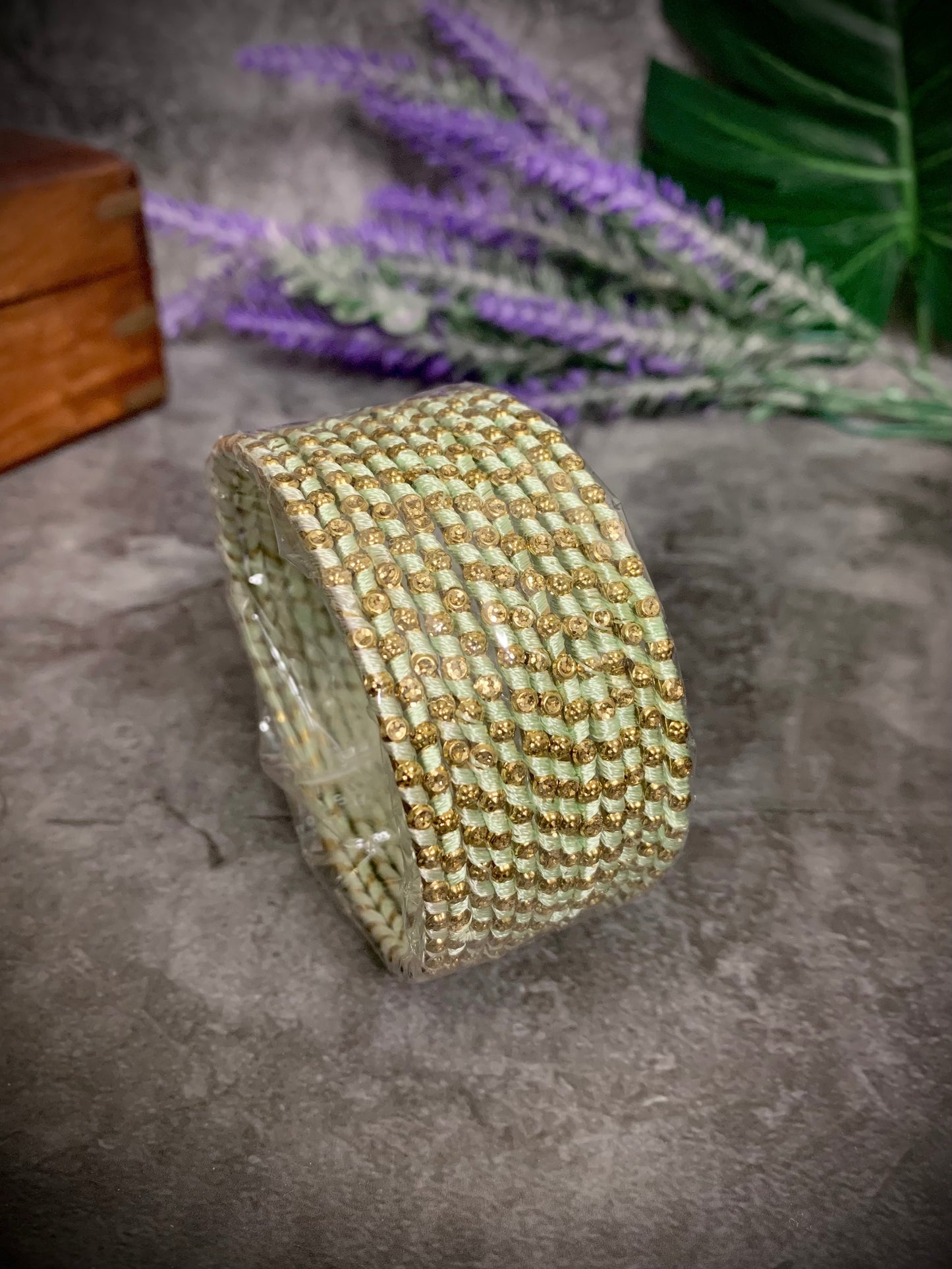 Thread bangle