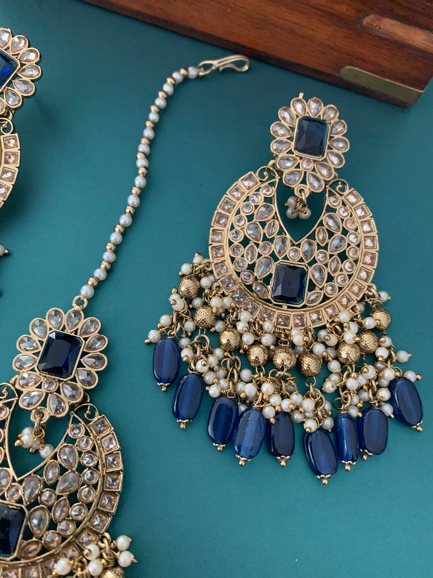 Heidi polki earring tikka