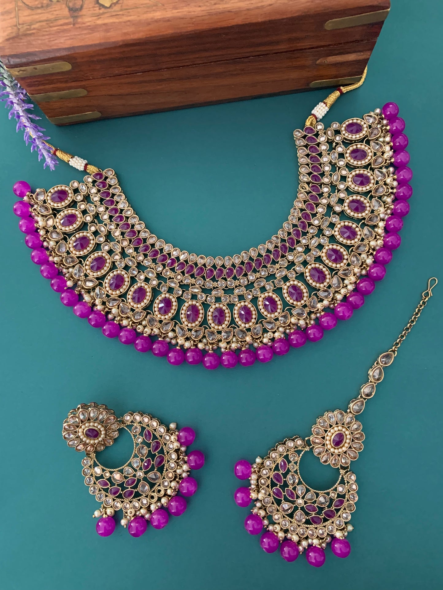Polki necklace Joana
