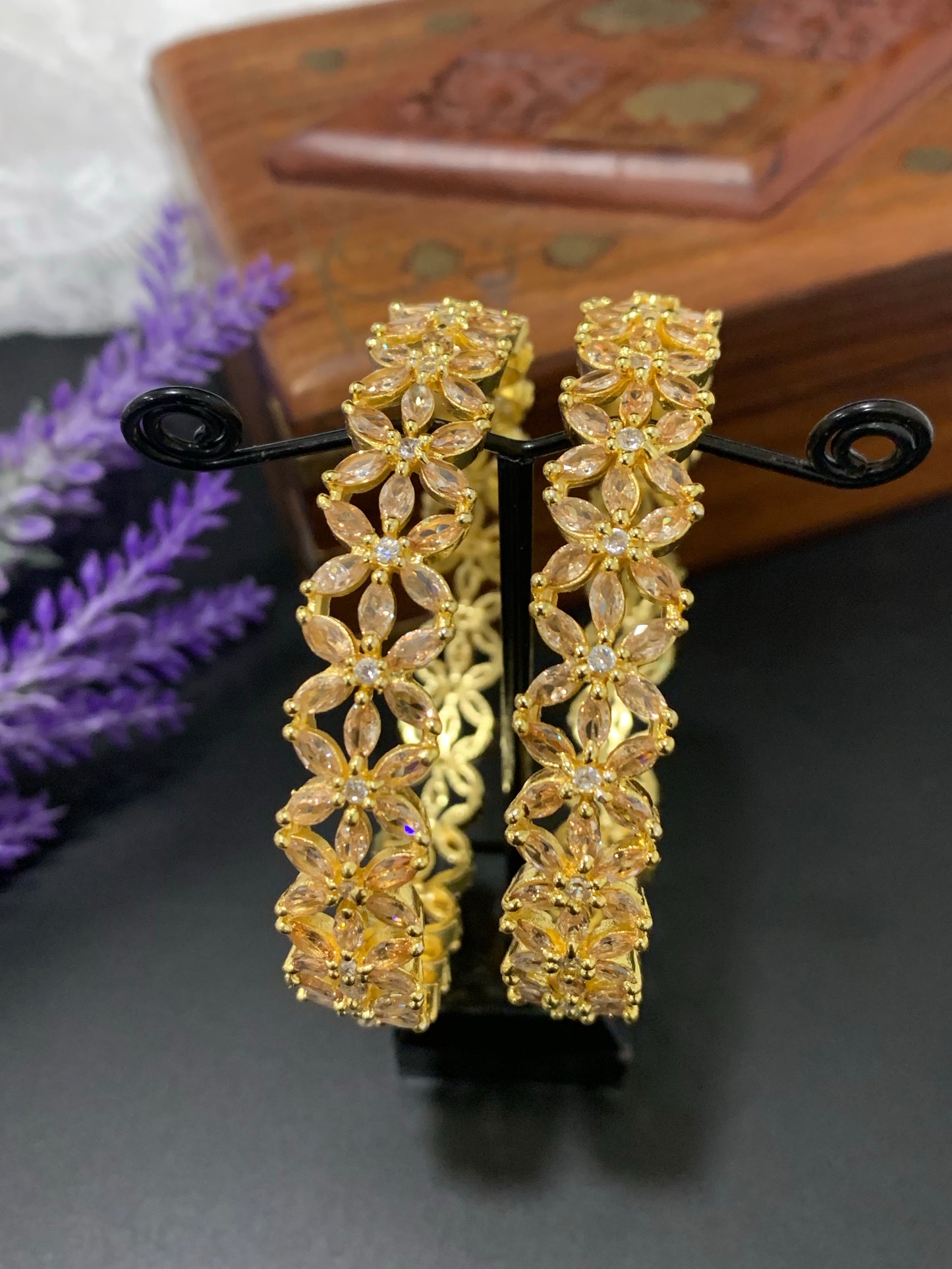 American diamond bangle Sitara