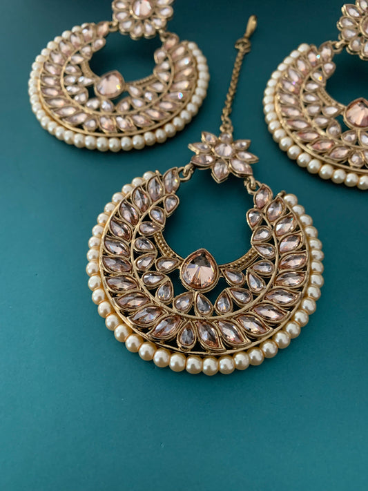 Ammy polki earring tikka