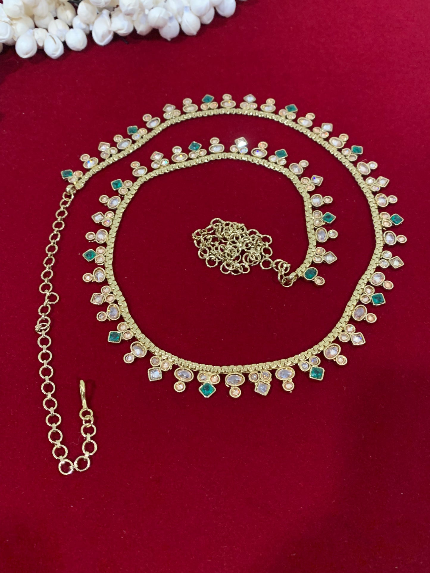 Polki waist chair / waist belt / kamar bandh / body chain / one size / belly chain