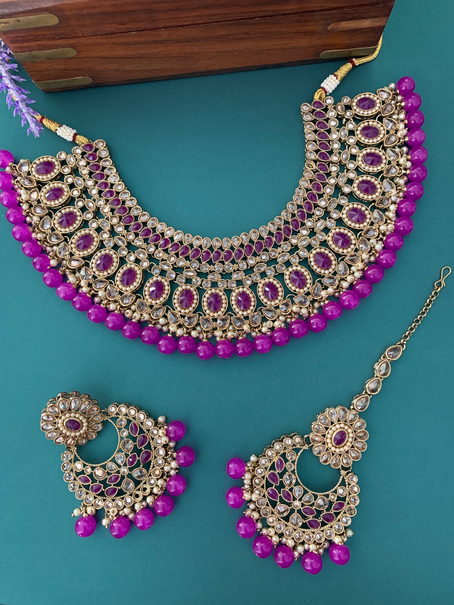 Polki necklace Joana