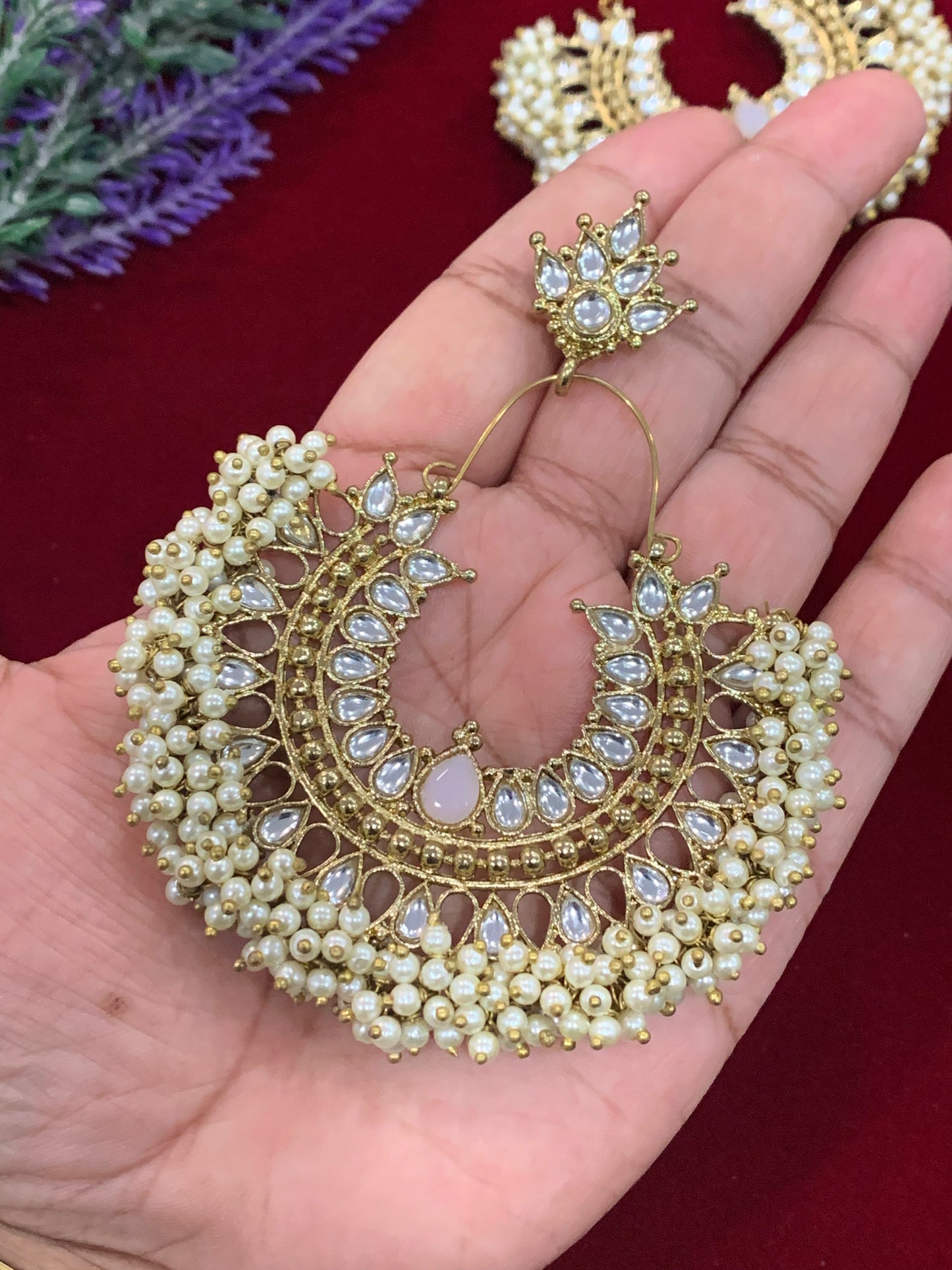 Kundan chandbali DIPI