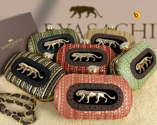 Women’s handbag/clutch/metal clutch/tiger clutch