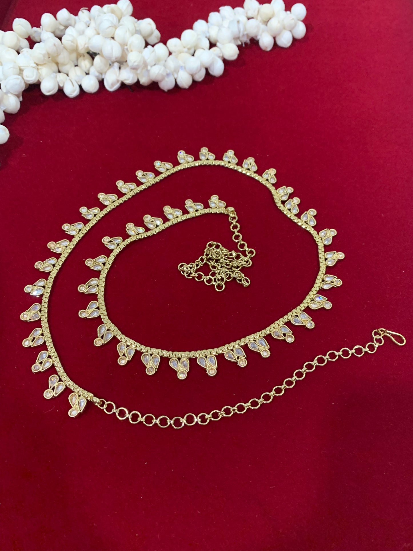 Polki waist chair / waist belt / kamar bandh / body chain / one size / belly chain