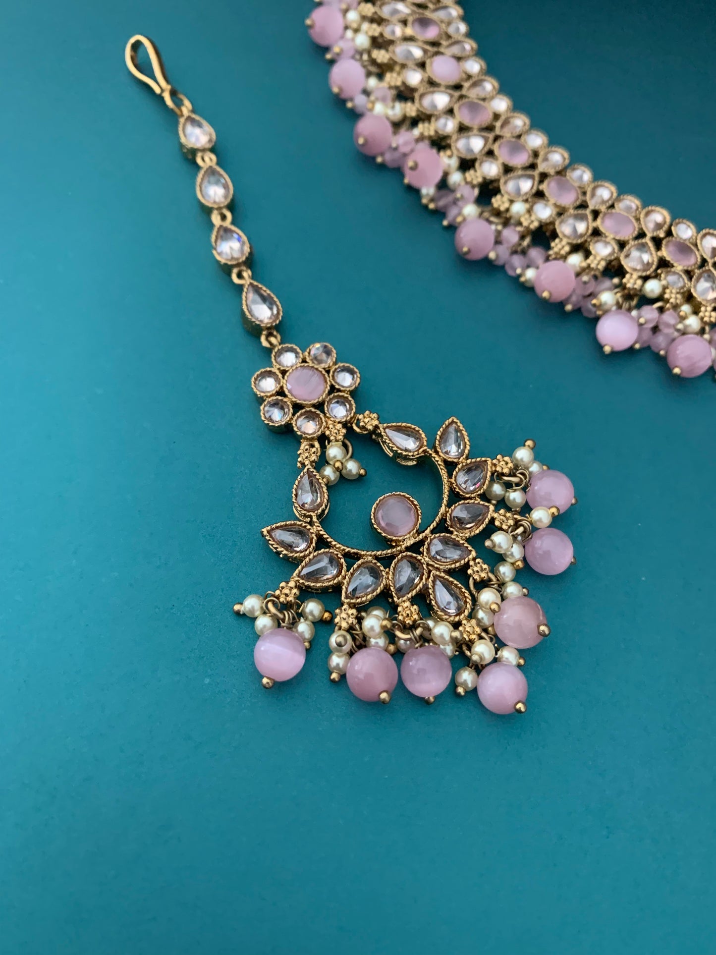 Reverse polki necklace Lori