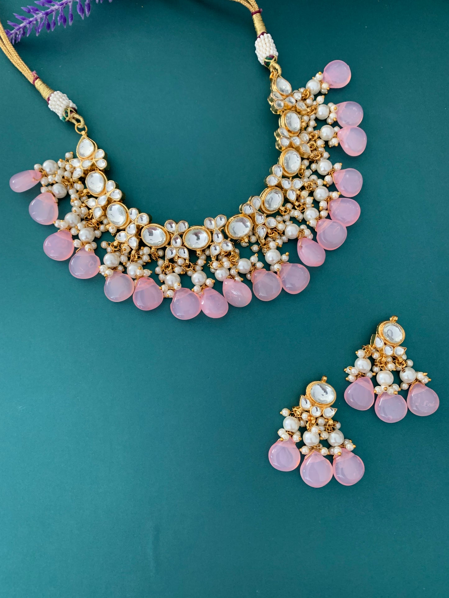 Pachi medium / small choker pastel drops