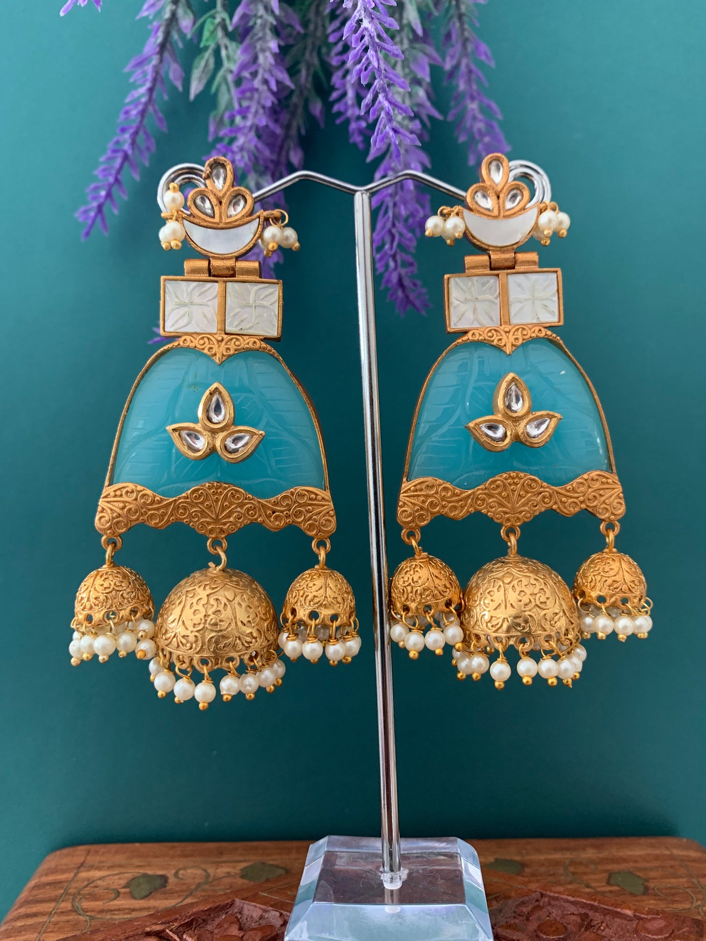 Amrapali kundan earring Megan