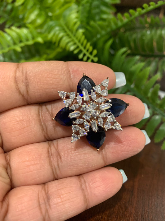 American diamond adjustable ring