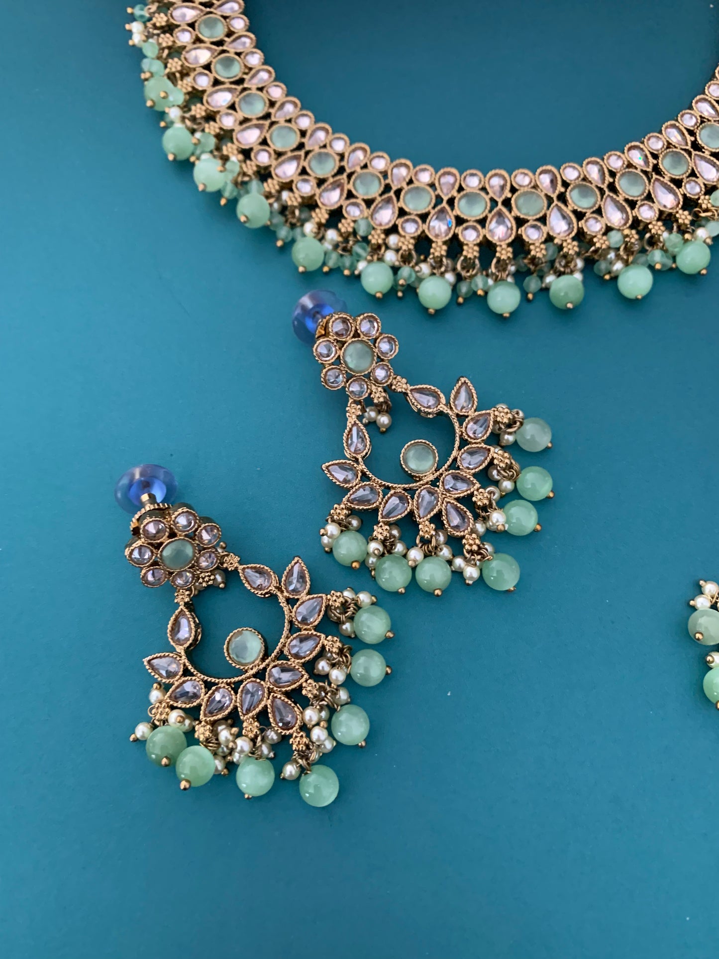 Reverse polki necklace Lori