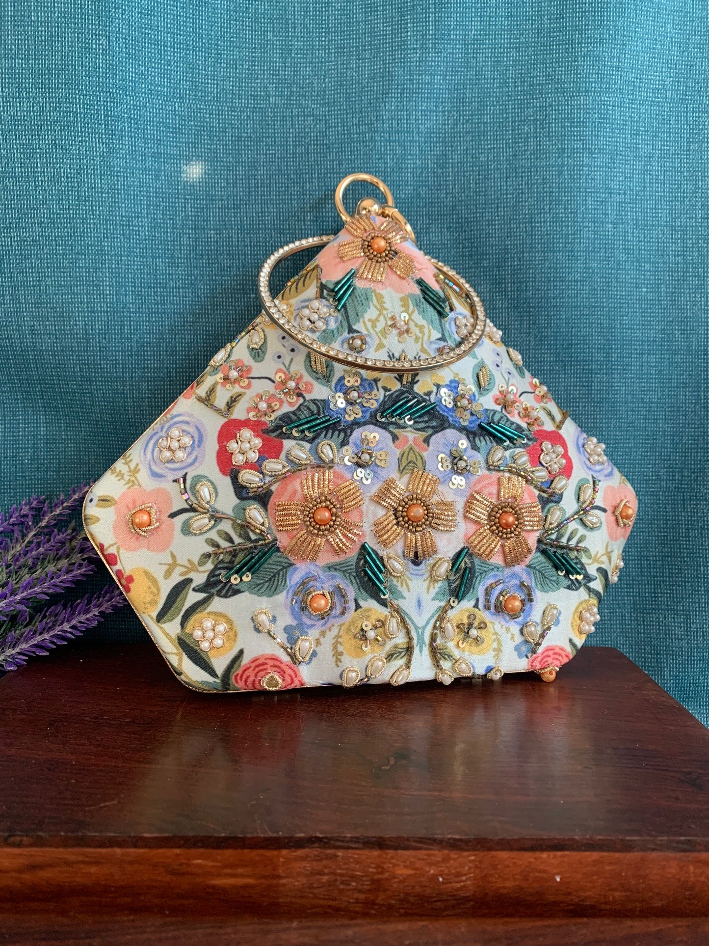 Women handbag/clutch multi samosa bag