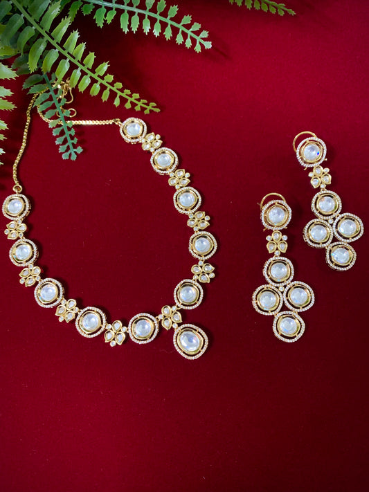 Pauline tyanni kundan necklace