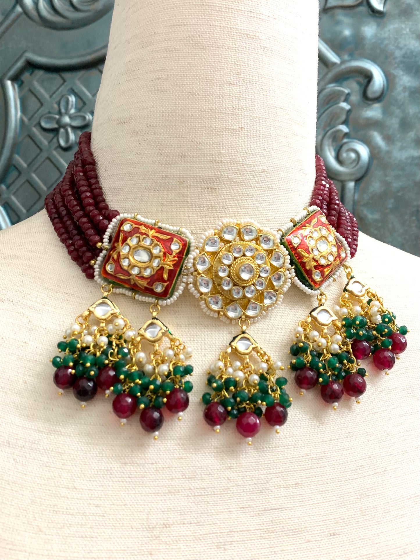 Pachi Kundan choker set “Razzo”