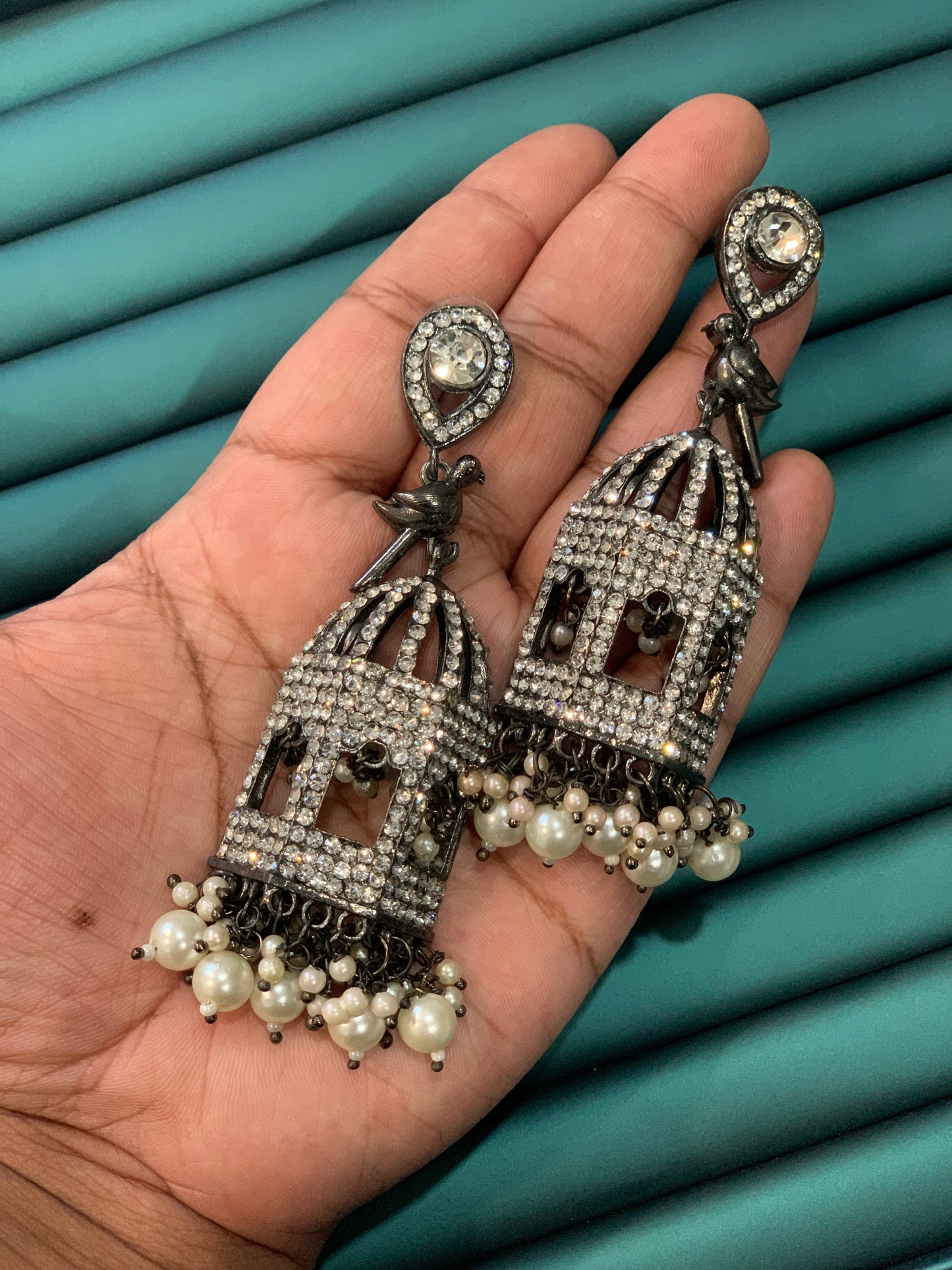 Birdcage earring