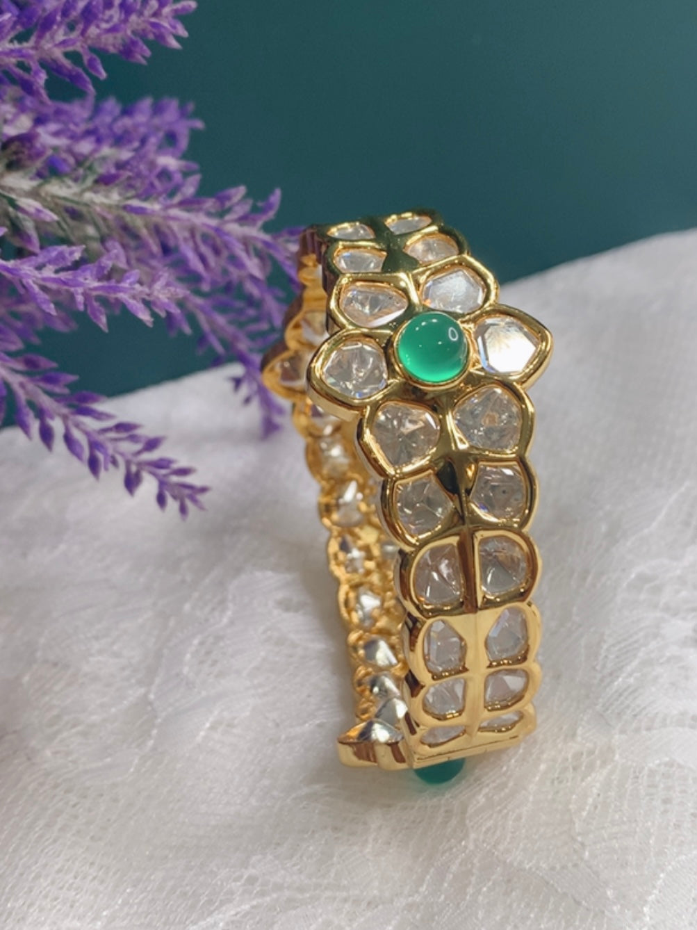 Kundan bangle