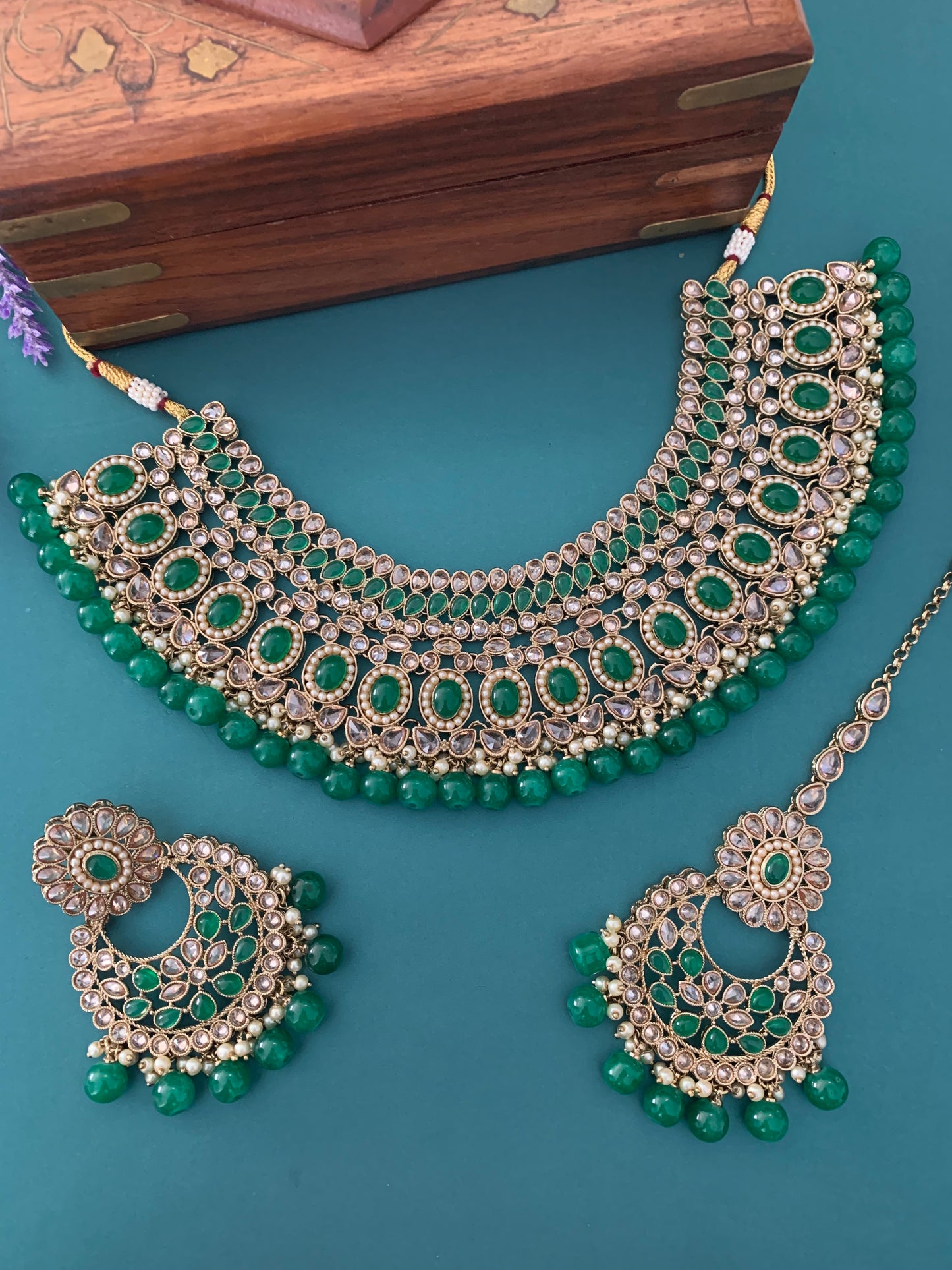 Polki necklace joana